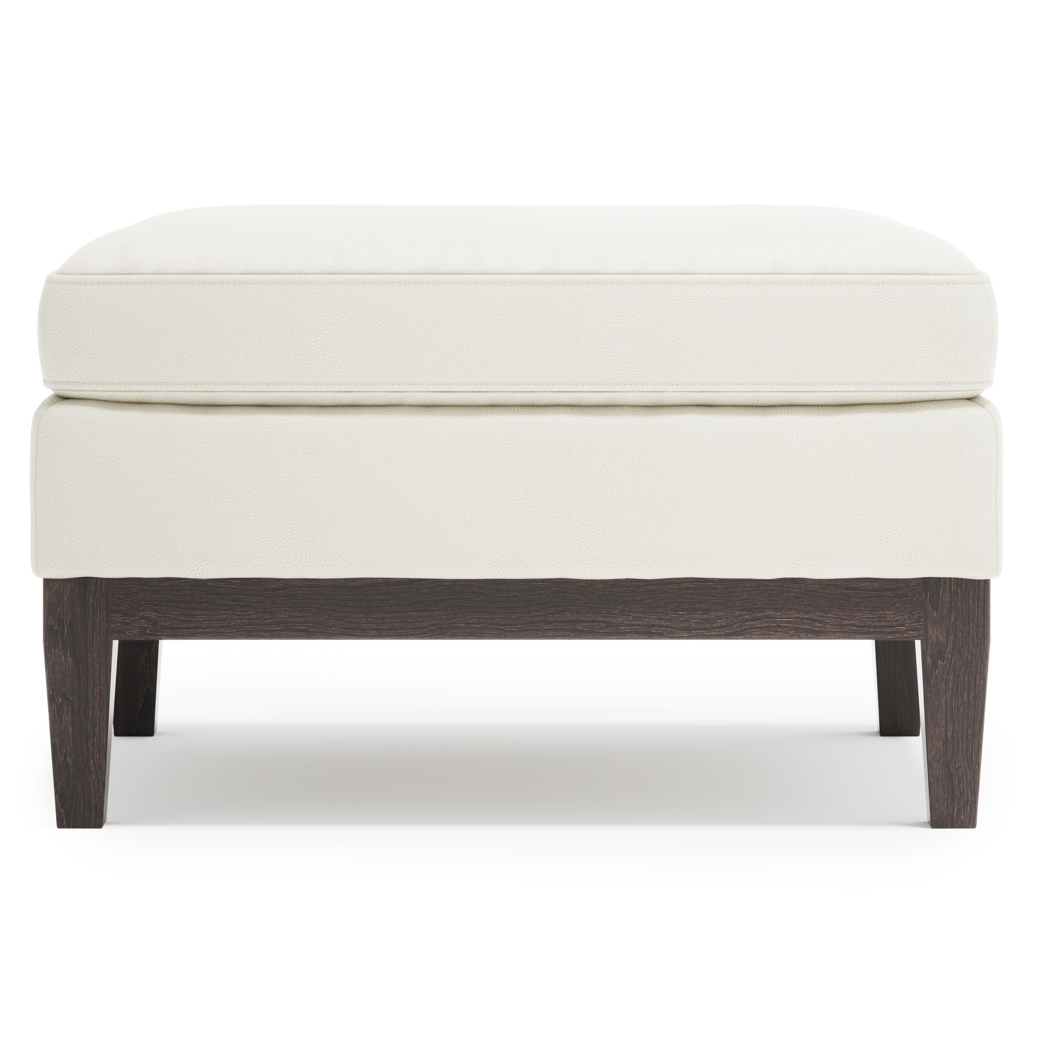 Bernhardt Furniture – Cumberland Leather Ottoman