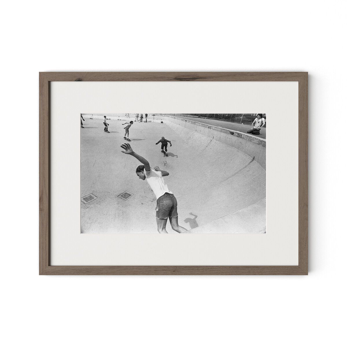 Skateboarding In A Drained Pool I By Barbara Alper