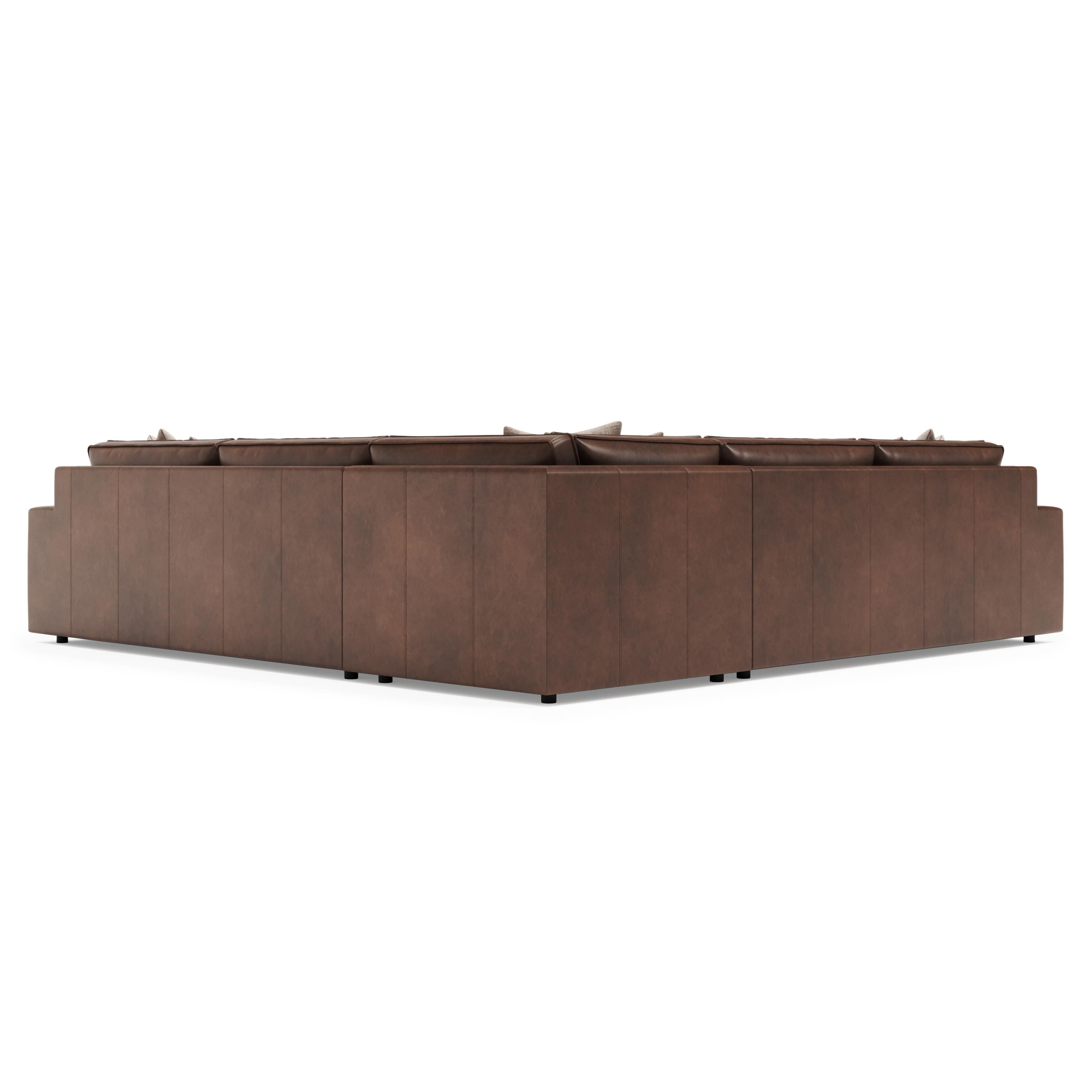 Bernhardt Furniture Nest Leather Sectional