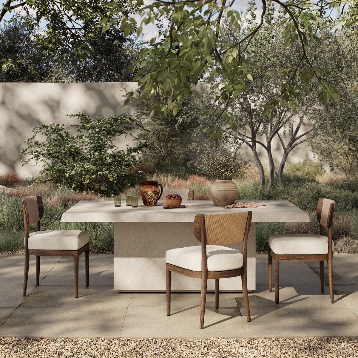 Avila Outdoor Rectangular Dining Table 84"