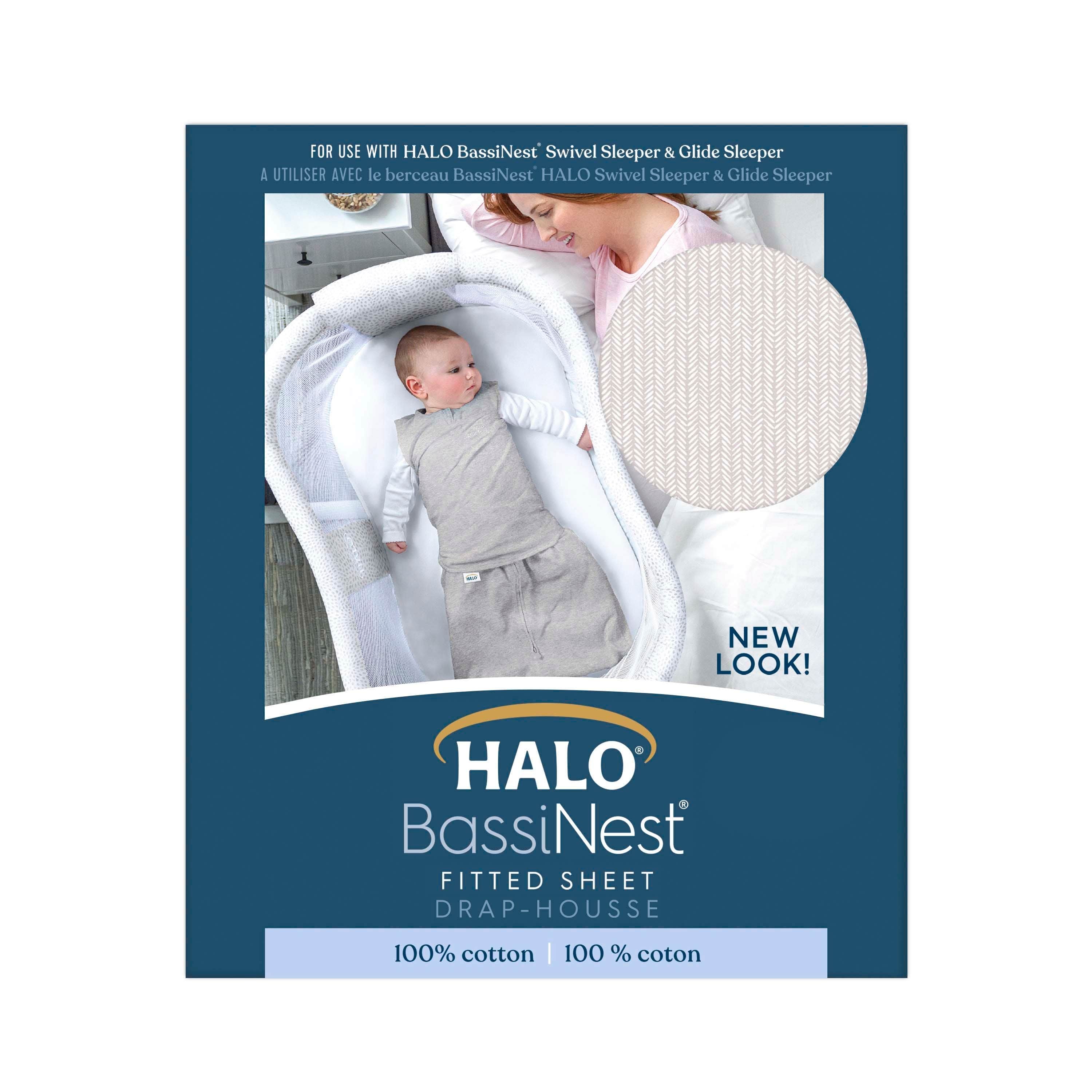 Bassinest® Fitted Sheet 100% Cotton