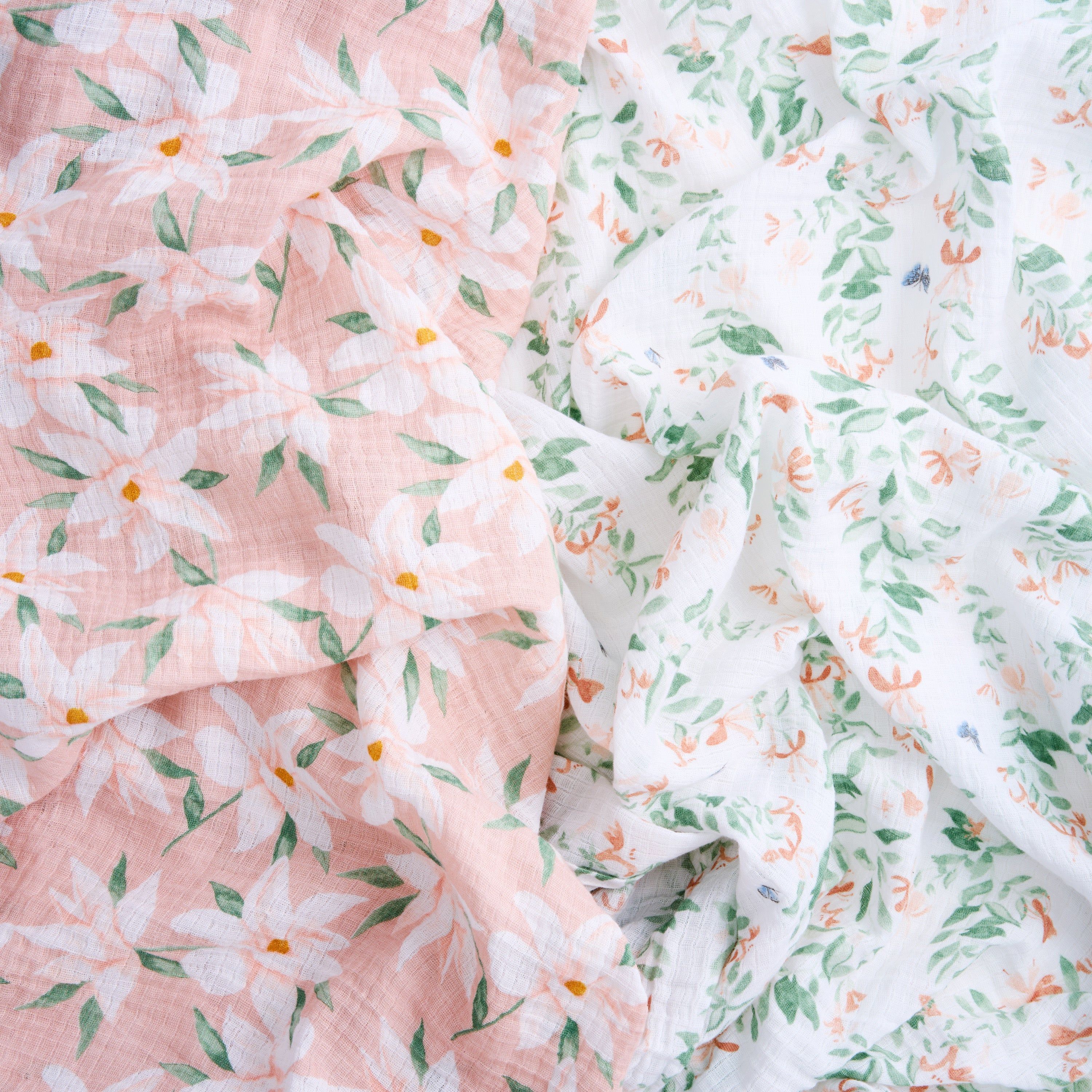 Essentials Cotton Muslin Swaddle Blanket 2 Pack