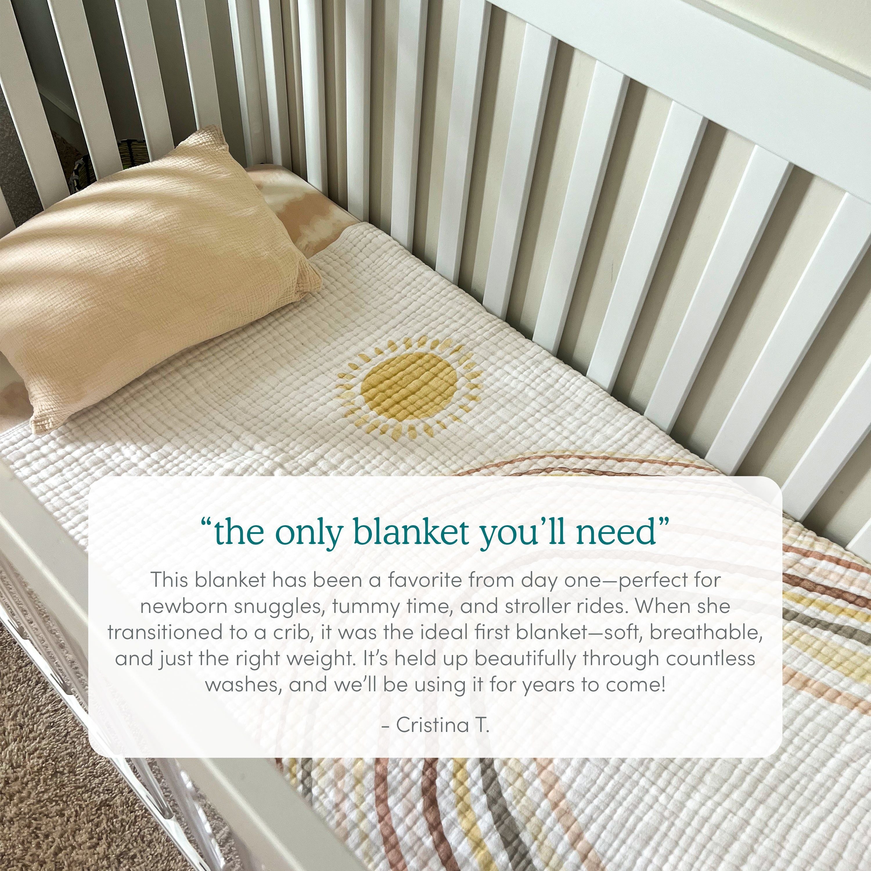 Boutique Cotton Muslin Dream Blanket