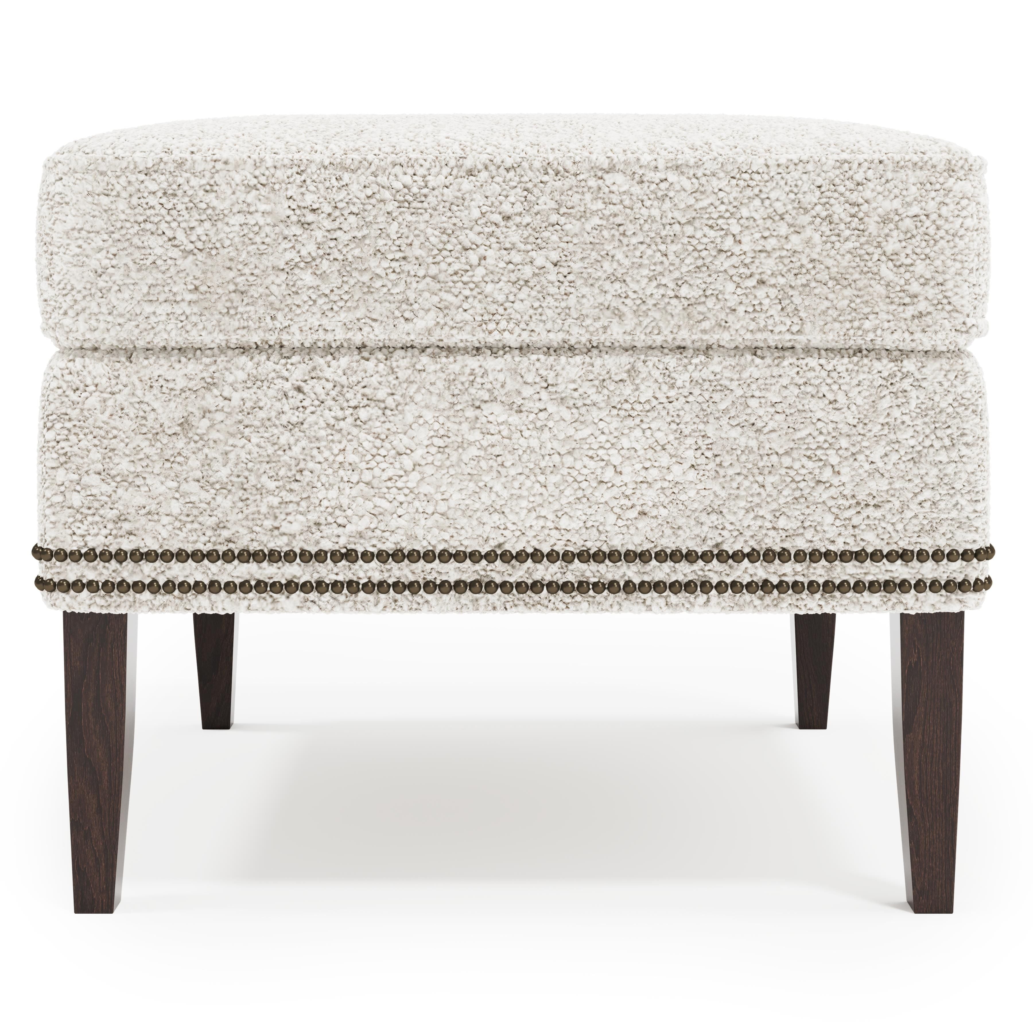 Bernhardt Furniture – Kingston Fabric Ottoman