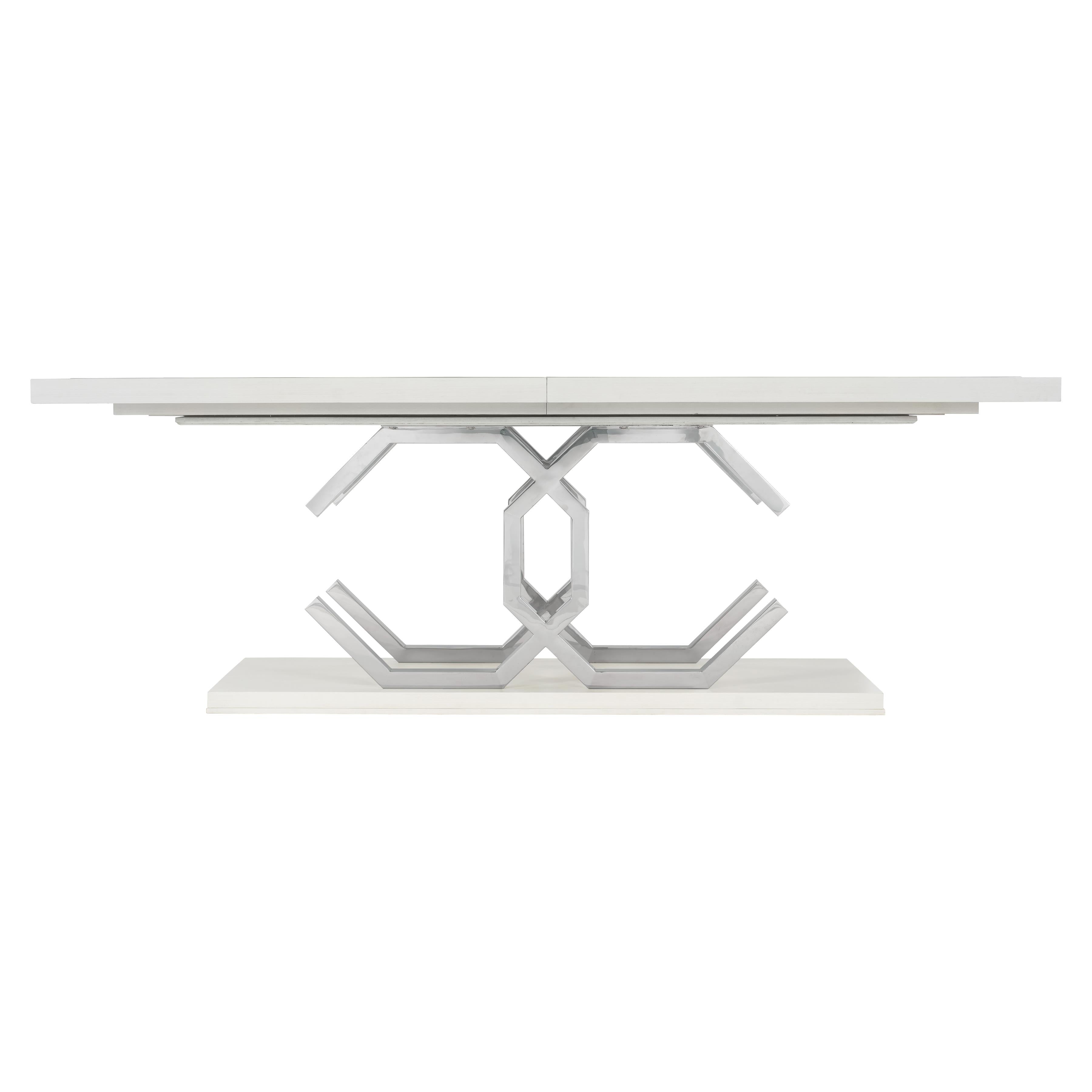 Bernhardt Silhouette Rectangular Dining Table with Extension Leaf