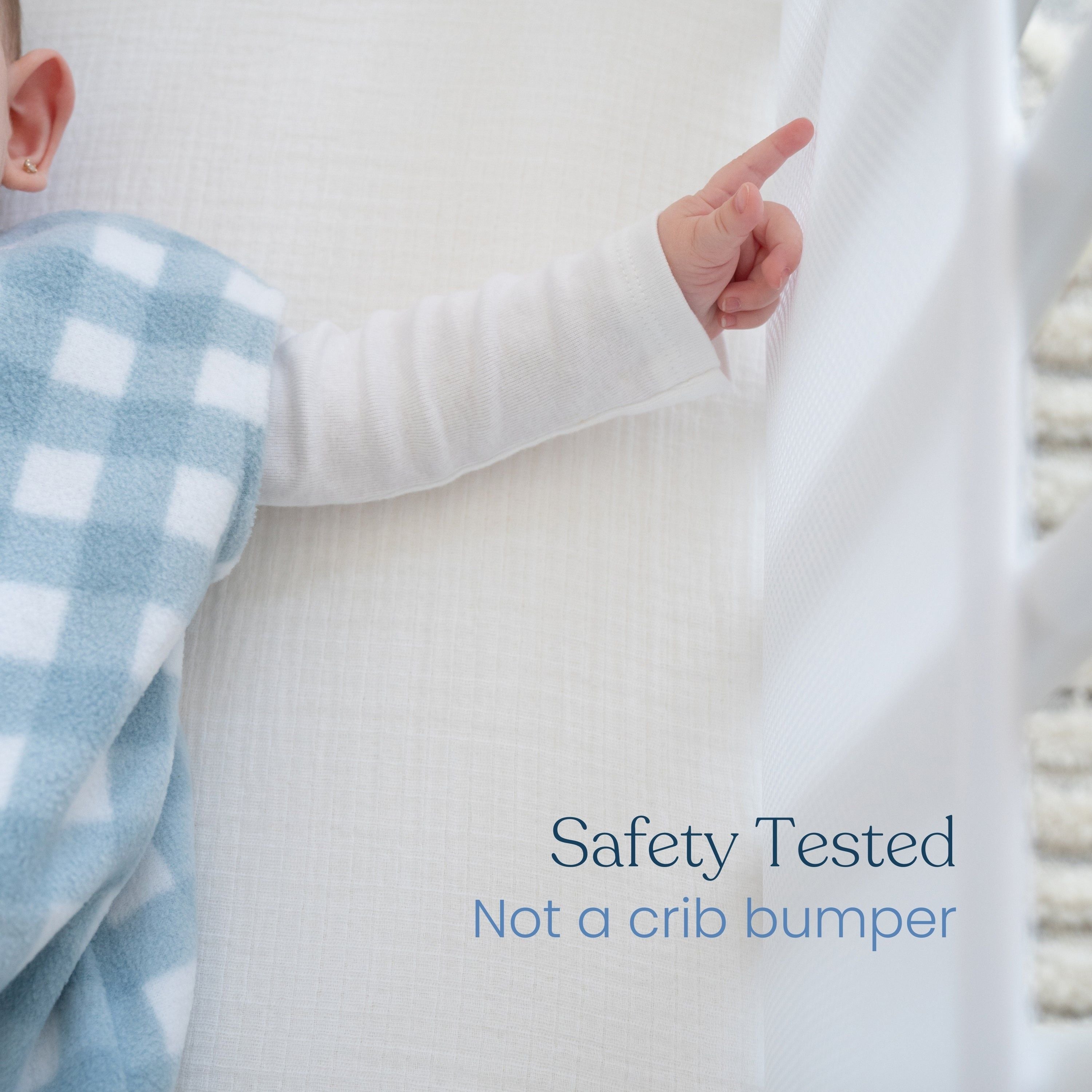 Breathable Mesh Crib Liner for Full-Sized Crib