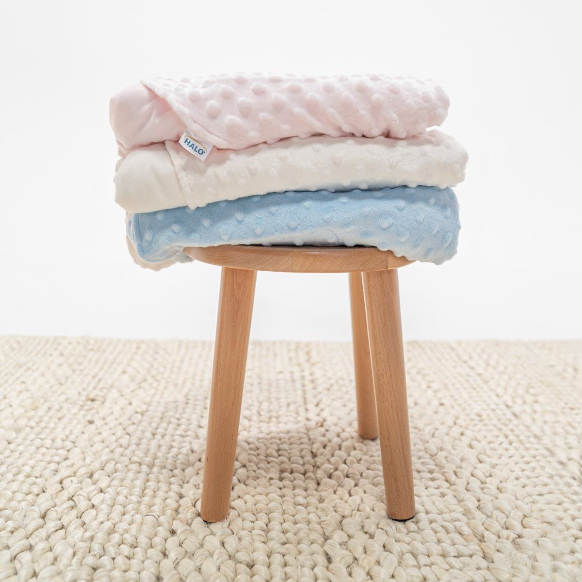 Halo Sleep Swaddle Plushy Dot Velboa Tog 3.0