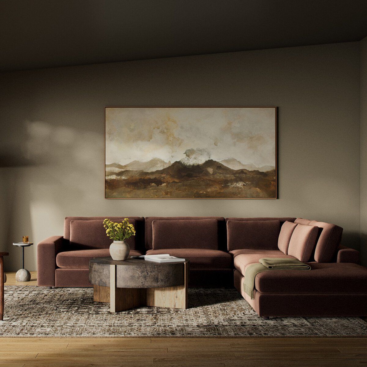 Bloor 4-piece Sectional W/ Ottoman