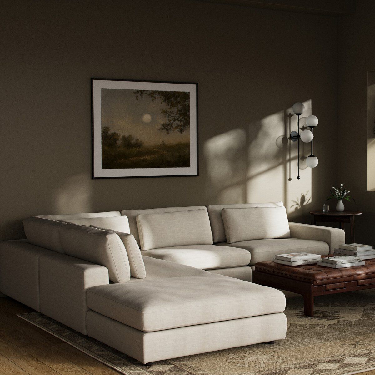 Bloor 4-piece Sectional W/ Ottoman