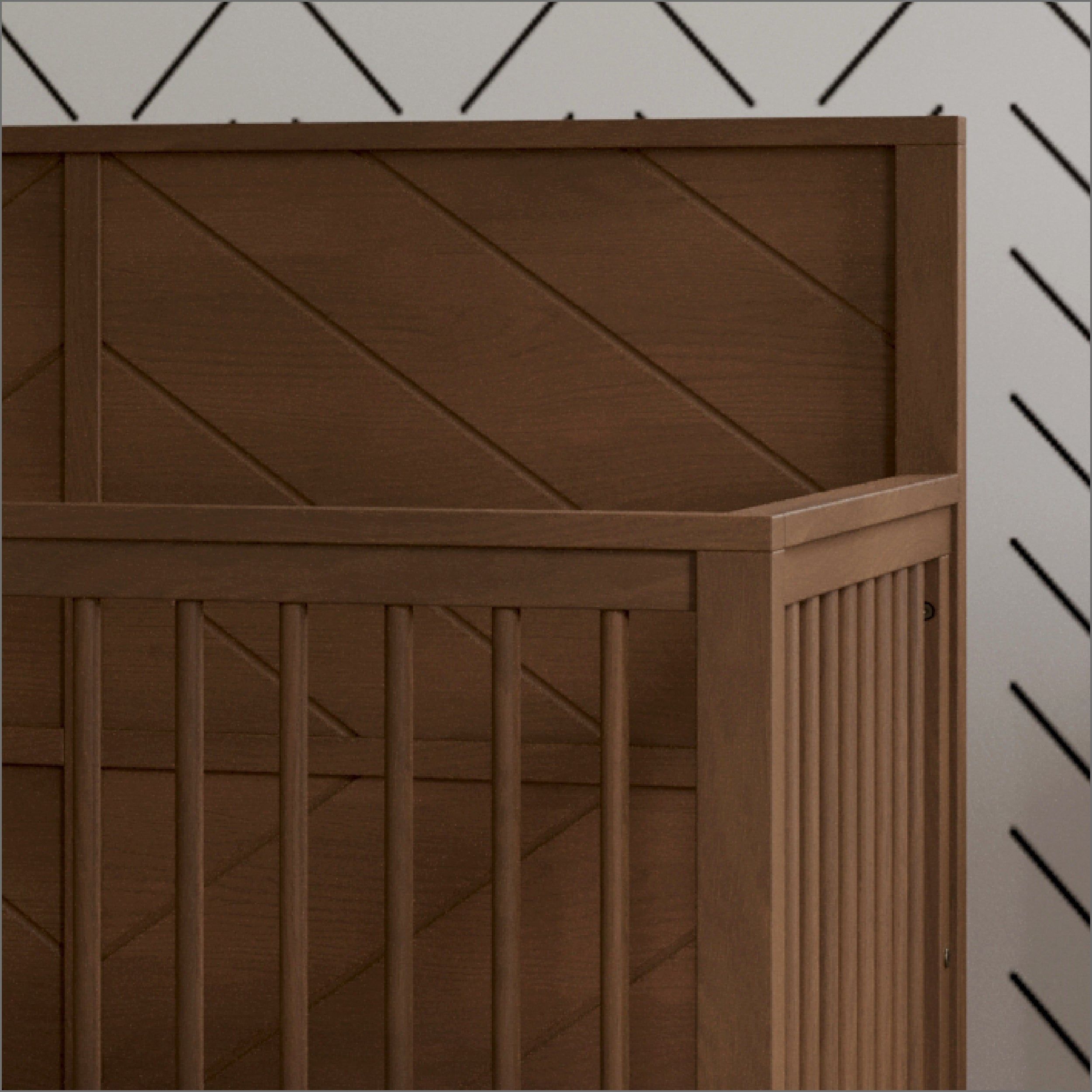 Surrey Hill 4-in-1 Convertible Crib, Toasted Chestnut