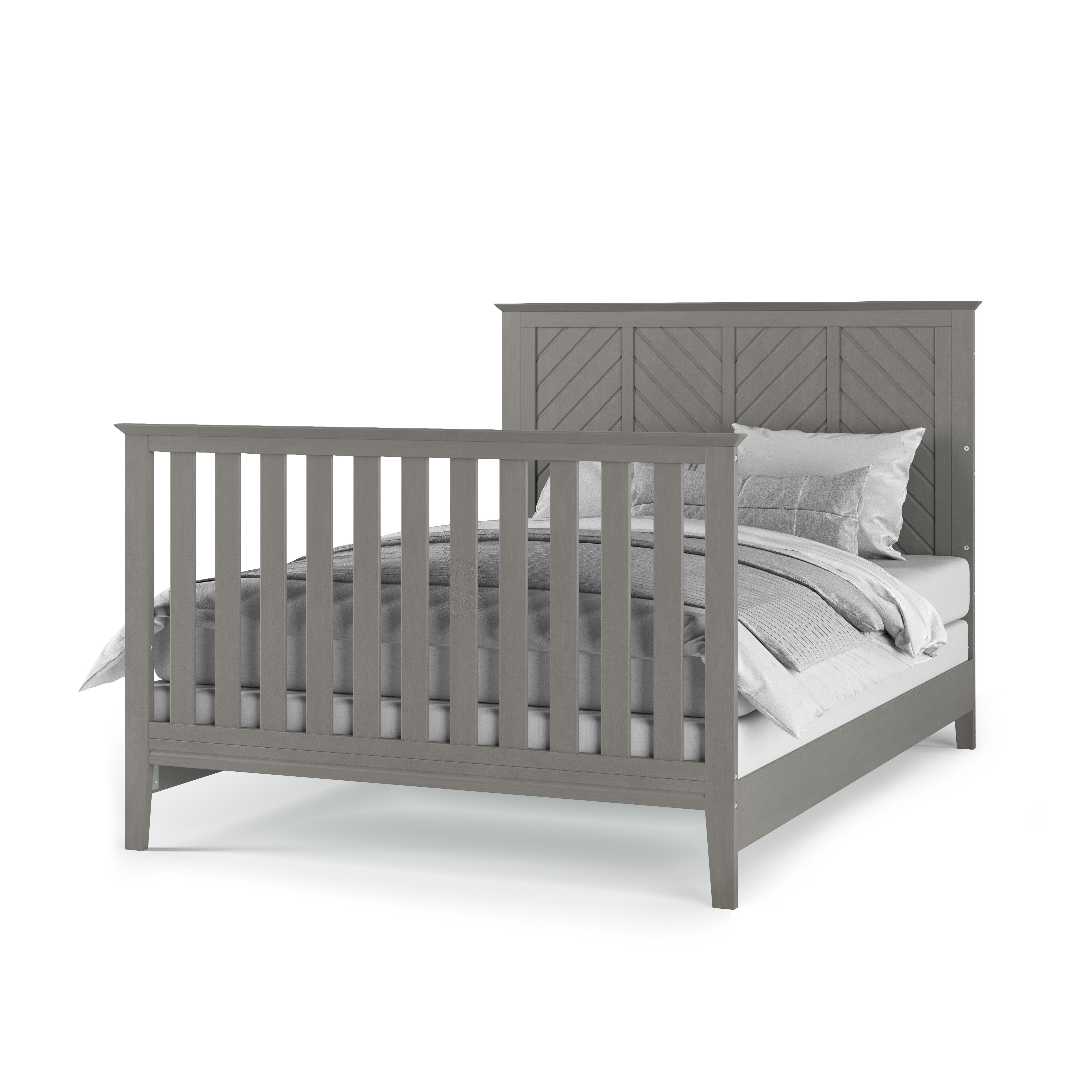F06401 - Full-Size Bed Rail - Lunar Gray