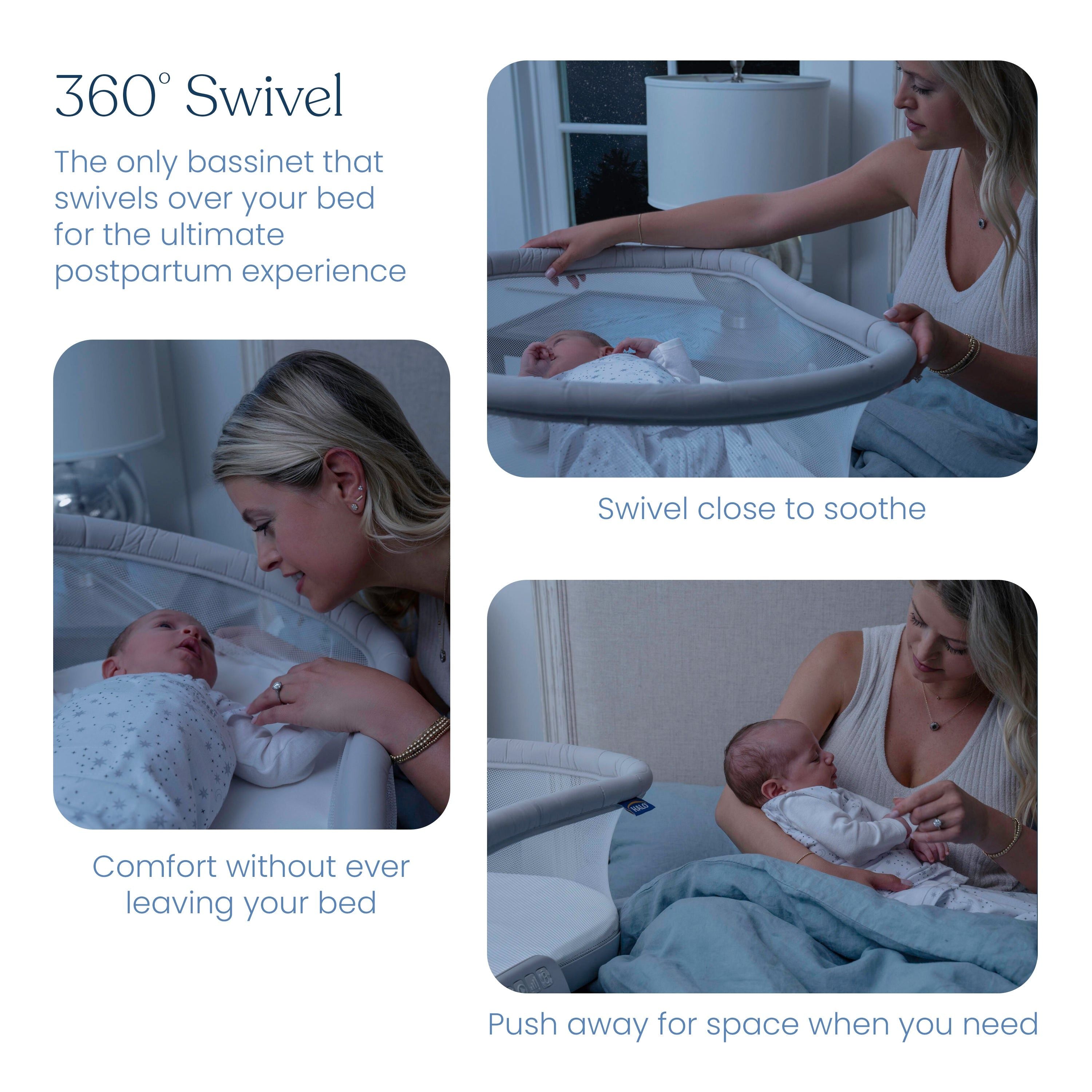 Bassinest® Soothing Swivel Sleeper 3.0 Bassinet