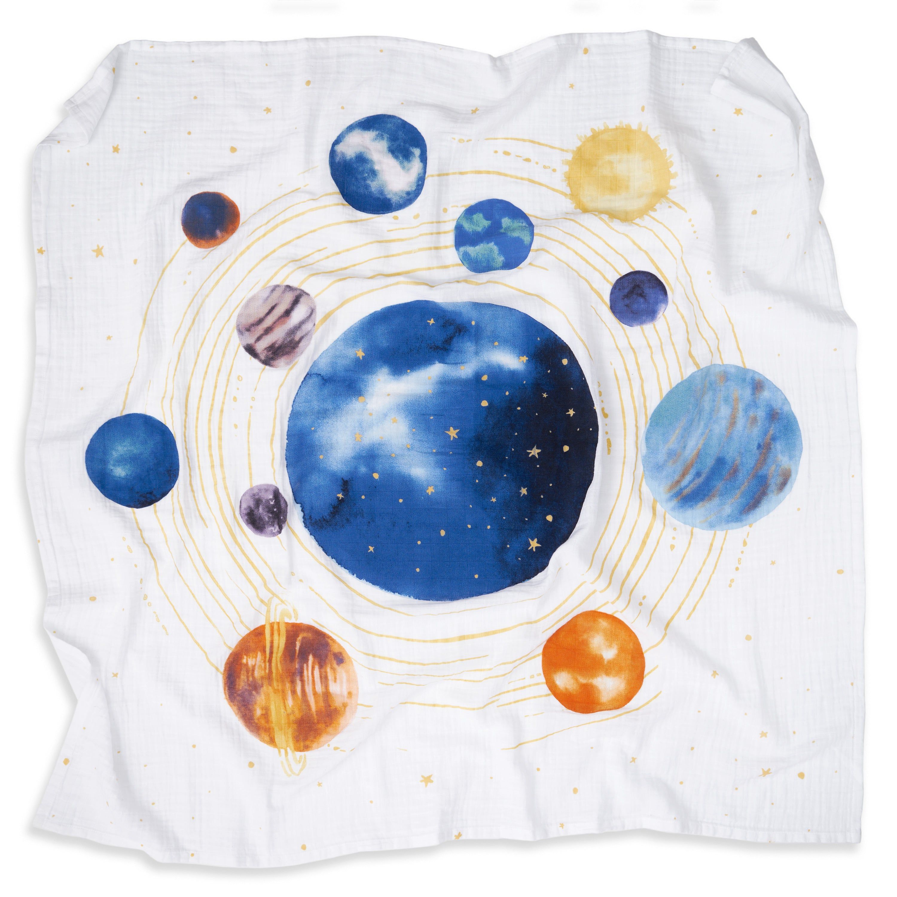 Organic Cotton Muslin Swaddle Blanket 4 Pack