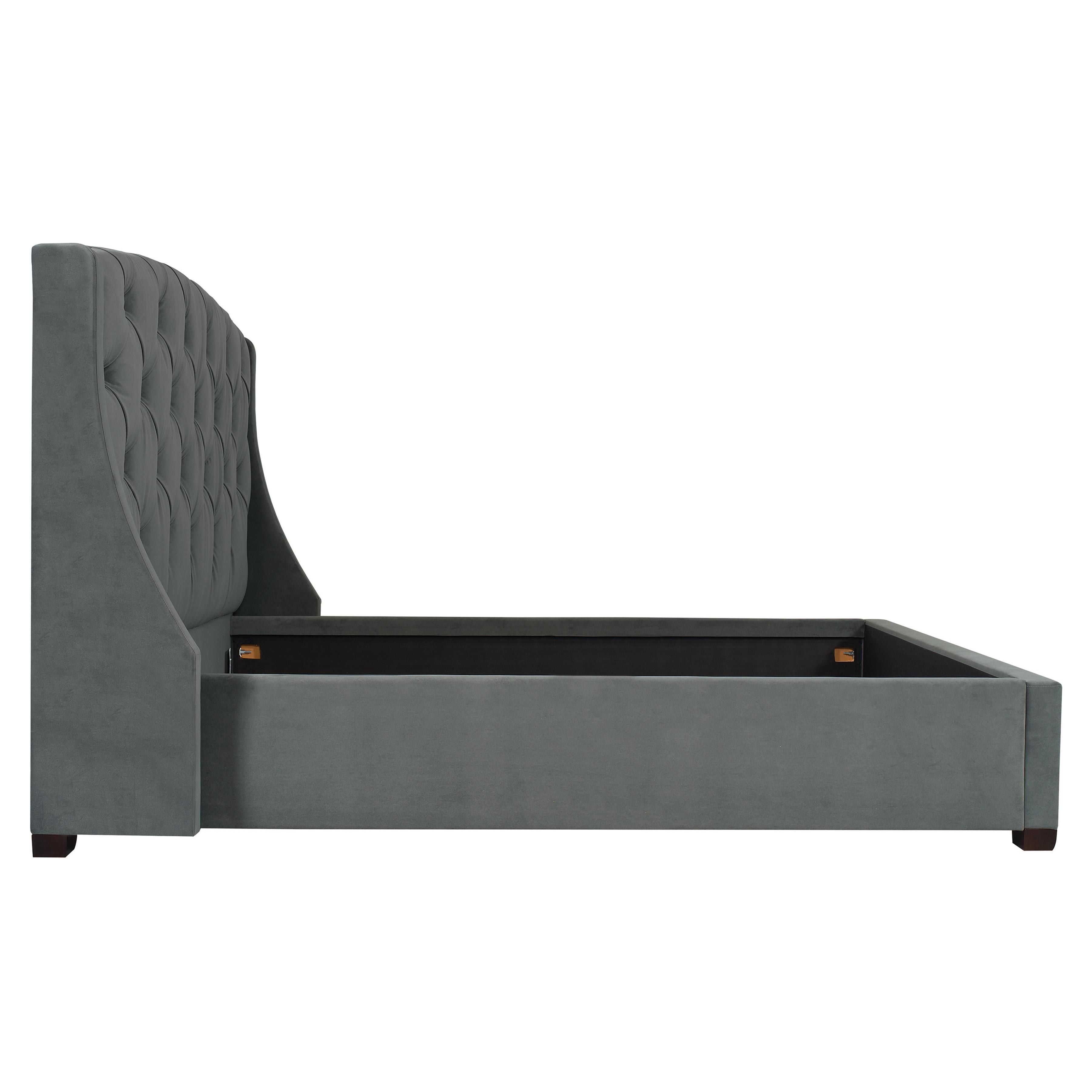 Bernhardt Furniture – Jordan Fabric Storage Shelter Bed King