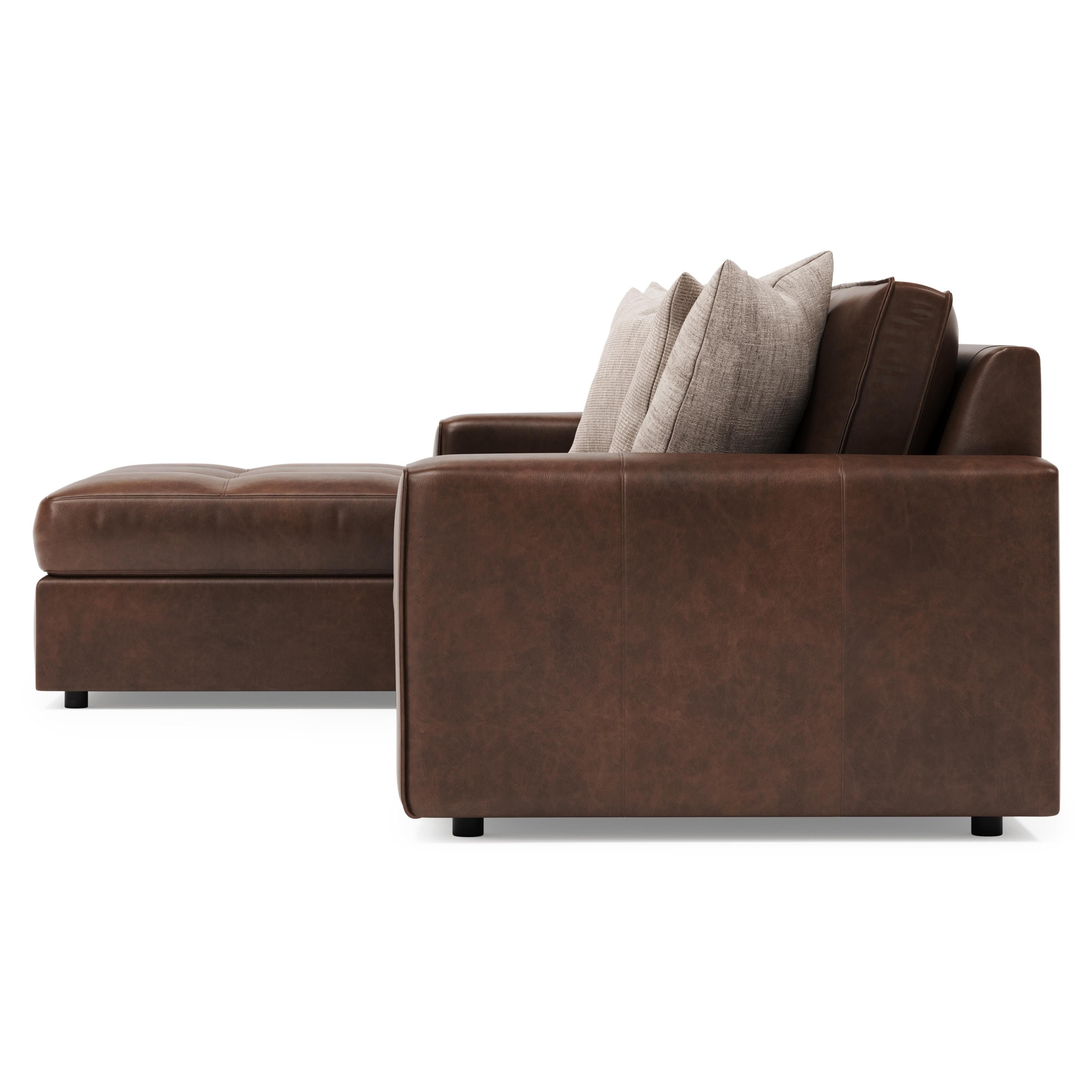 Bernhardt Furniture Nest Leather Sectional