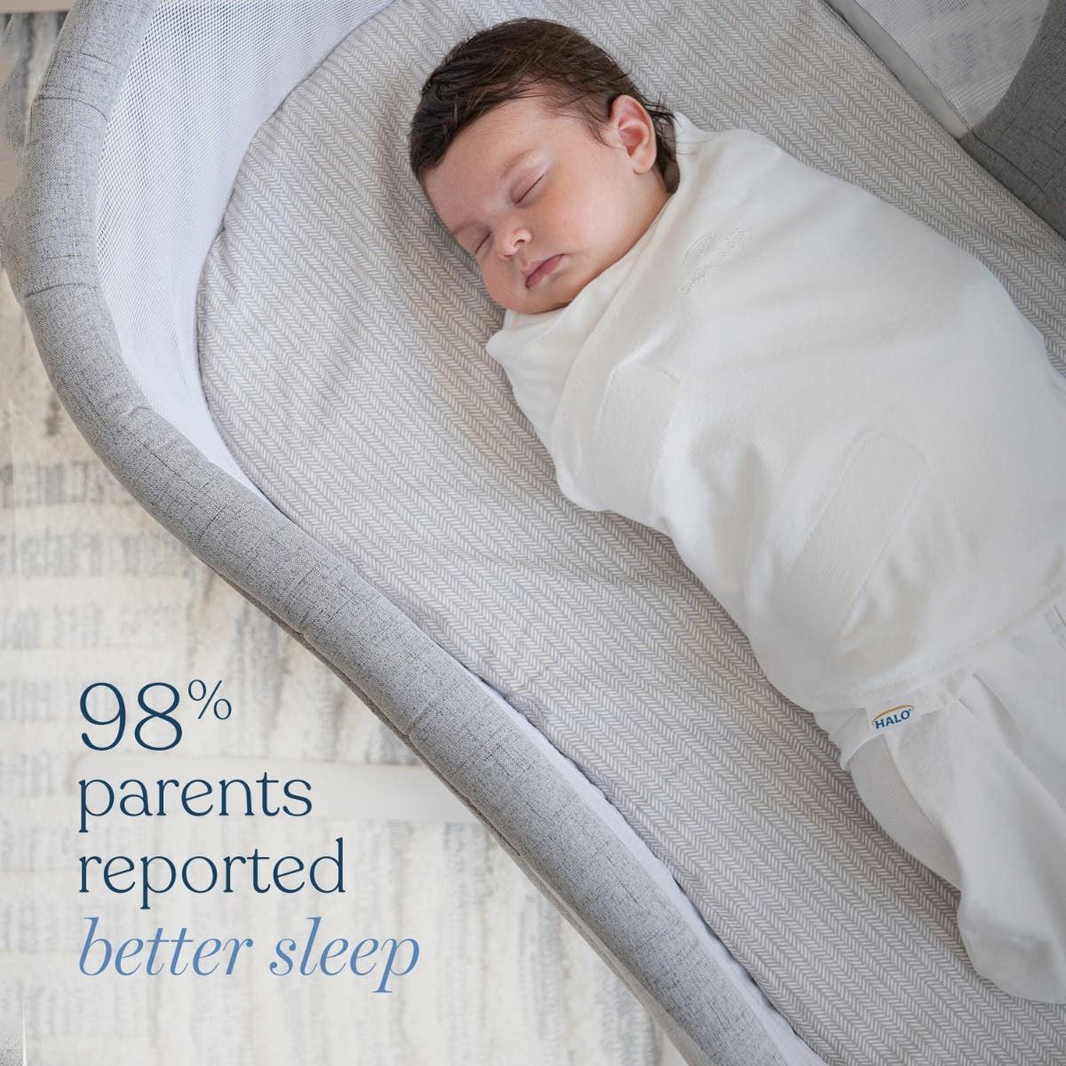 Halo Sleep 3-in-1 SleepSack Swaddle 100% Cotton Tog 1.5