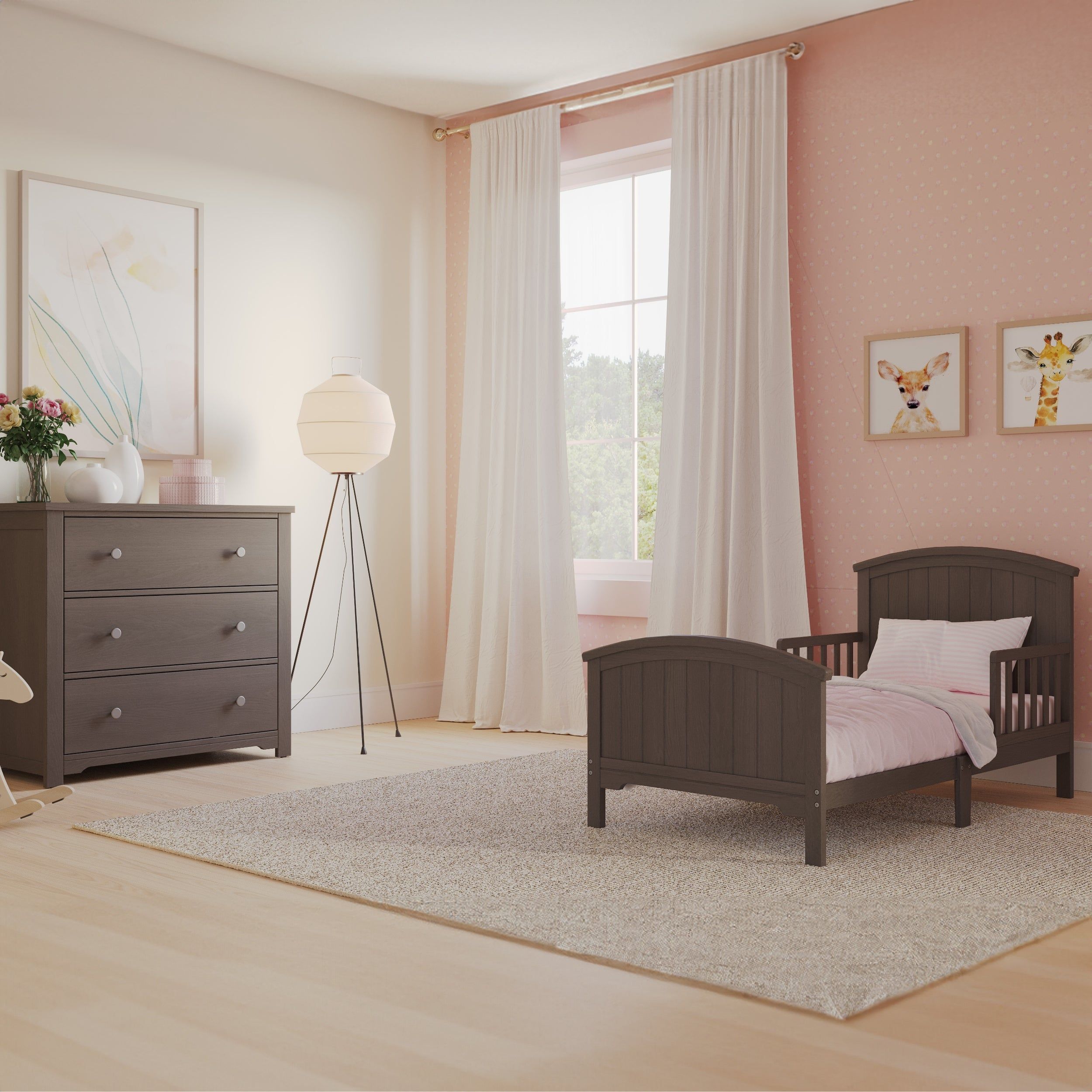 Hampton Toddler Bed, Dapper Gray