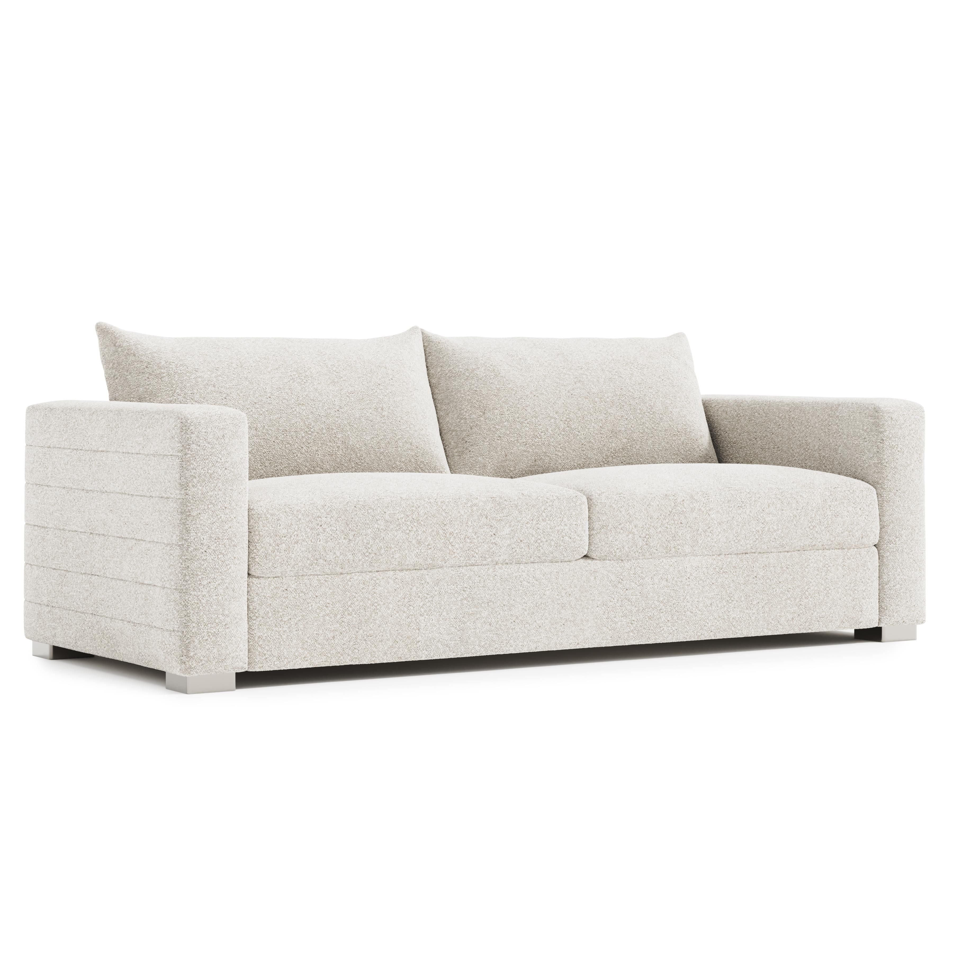 Bernhardt Furniture Helena Fabric Sofa Metal Foot