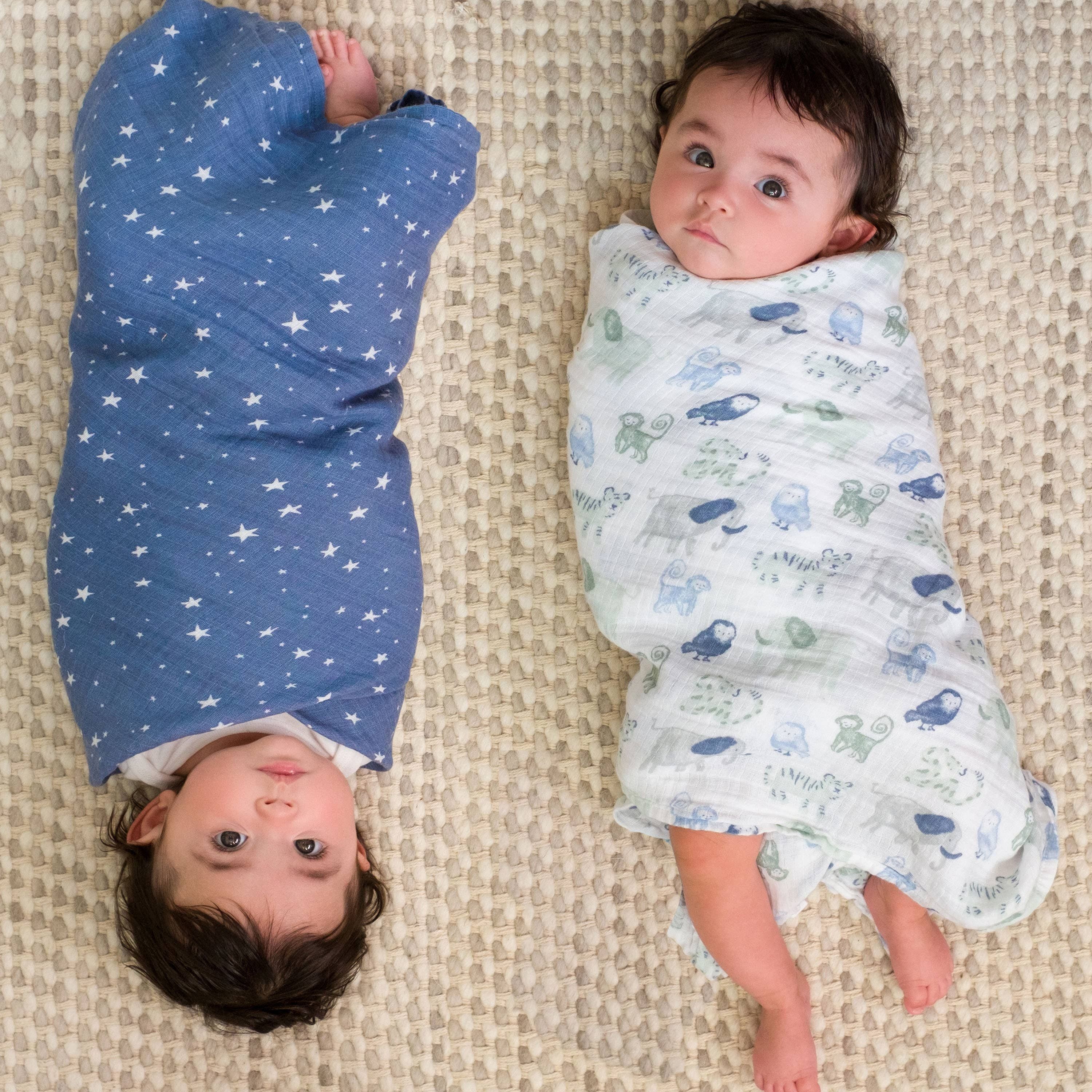 Essentials Cotton Muslin Swaddle Blanket 4 Pack