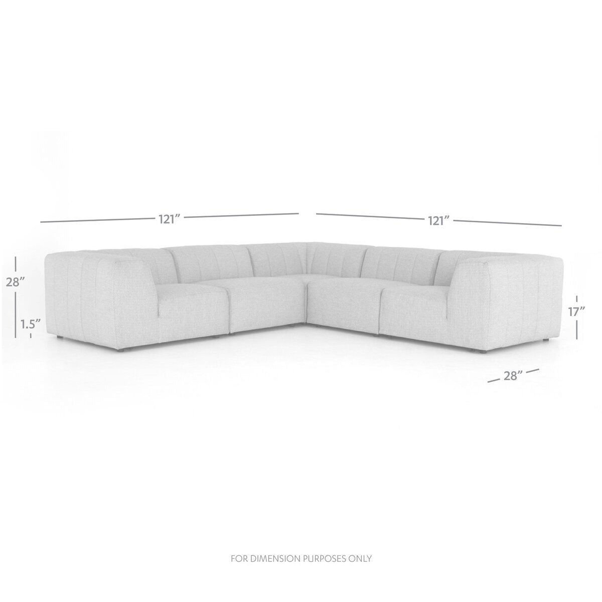 Gwen Outdoor 5-piece Sectional