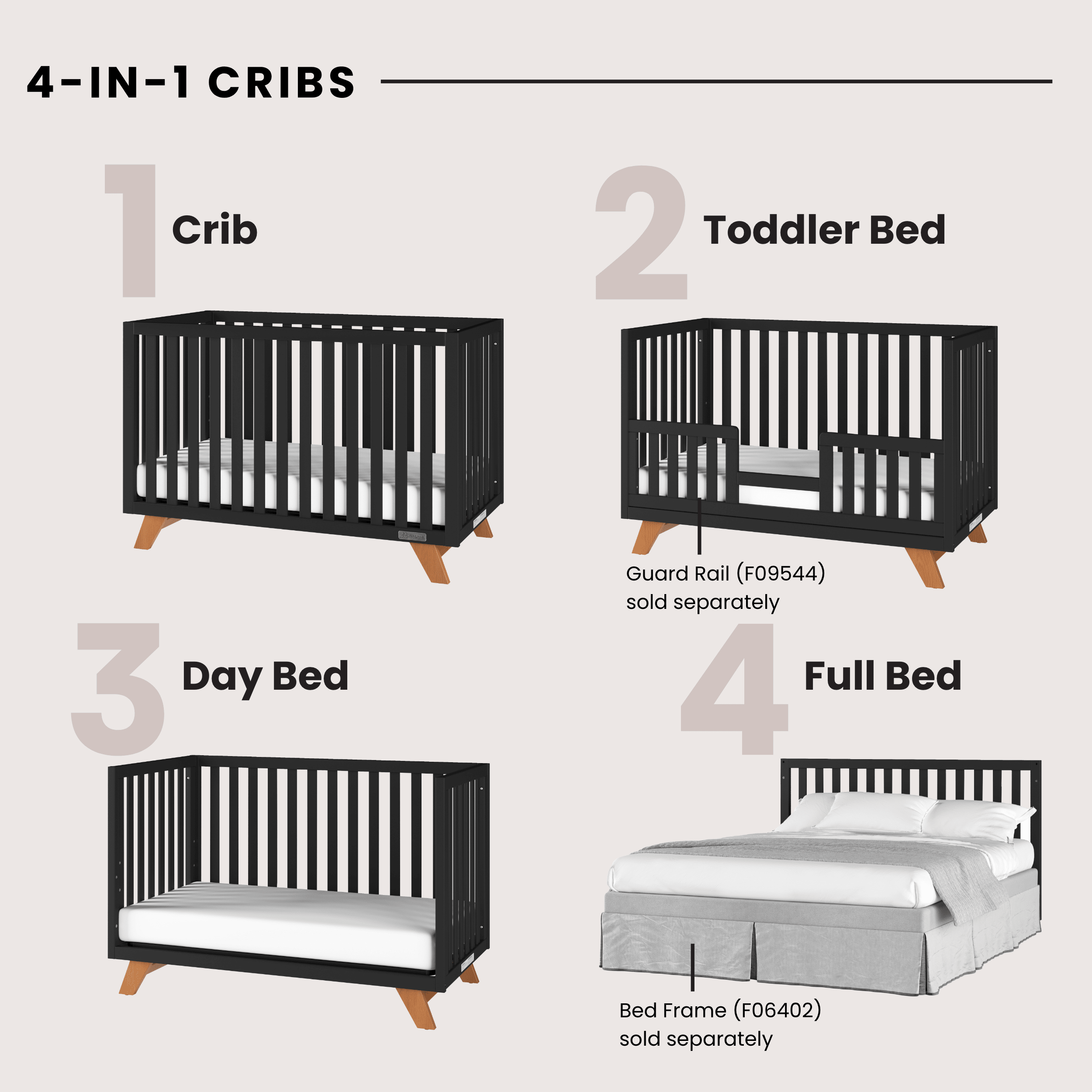 Soho 4-Piece Nursery Set