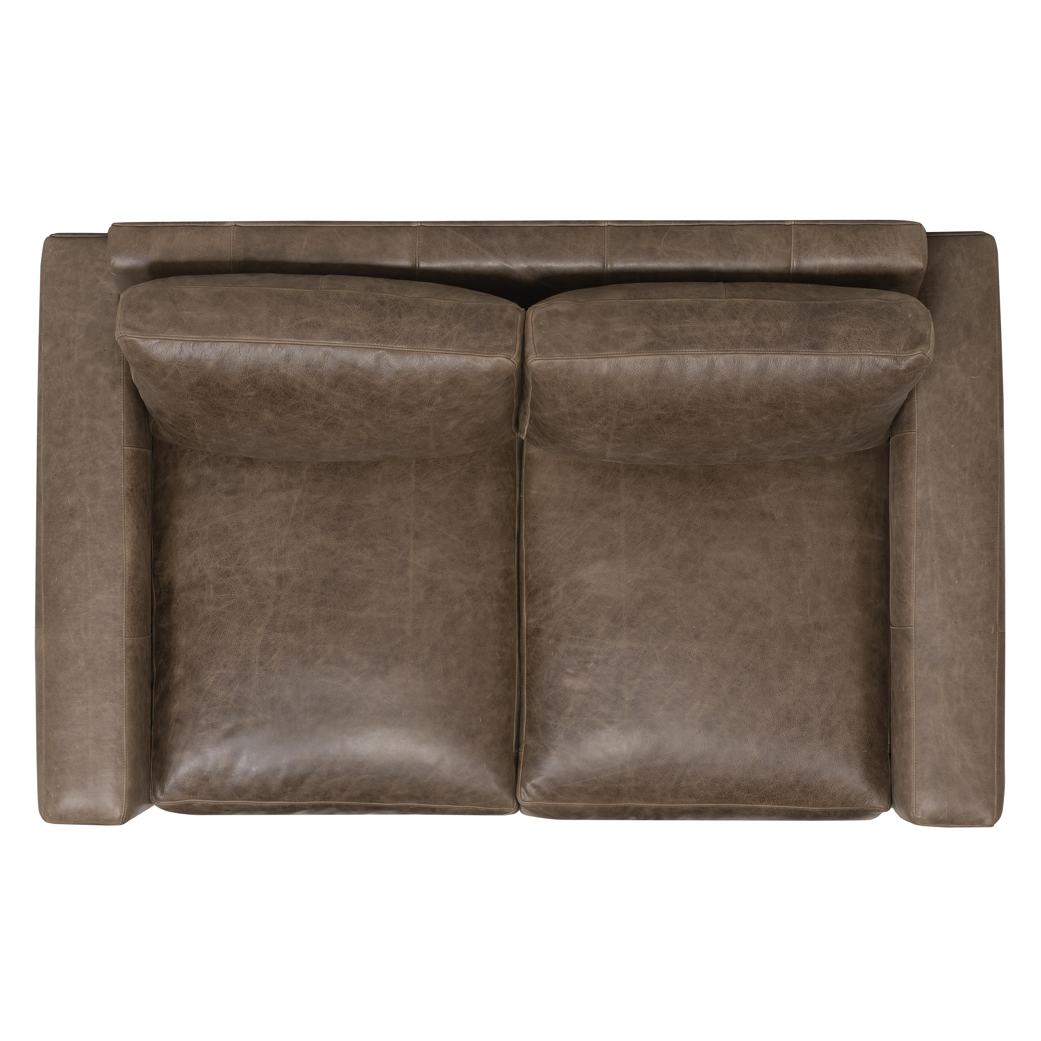 Bernhardt Furniture – Dawkins Leather Loveseat
