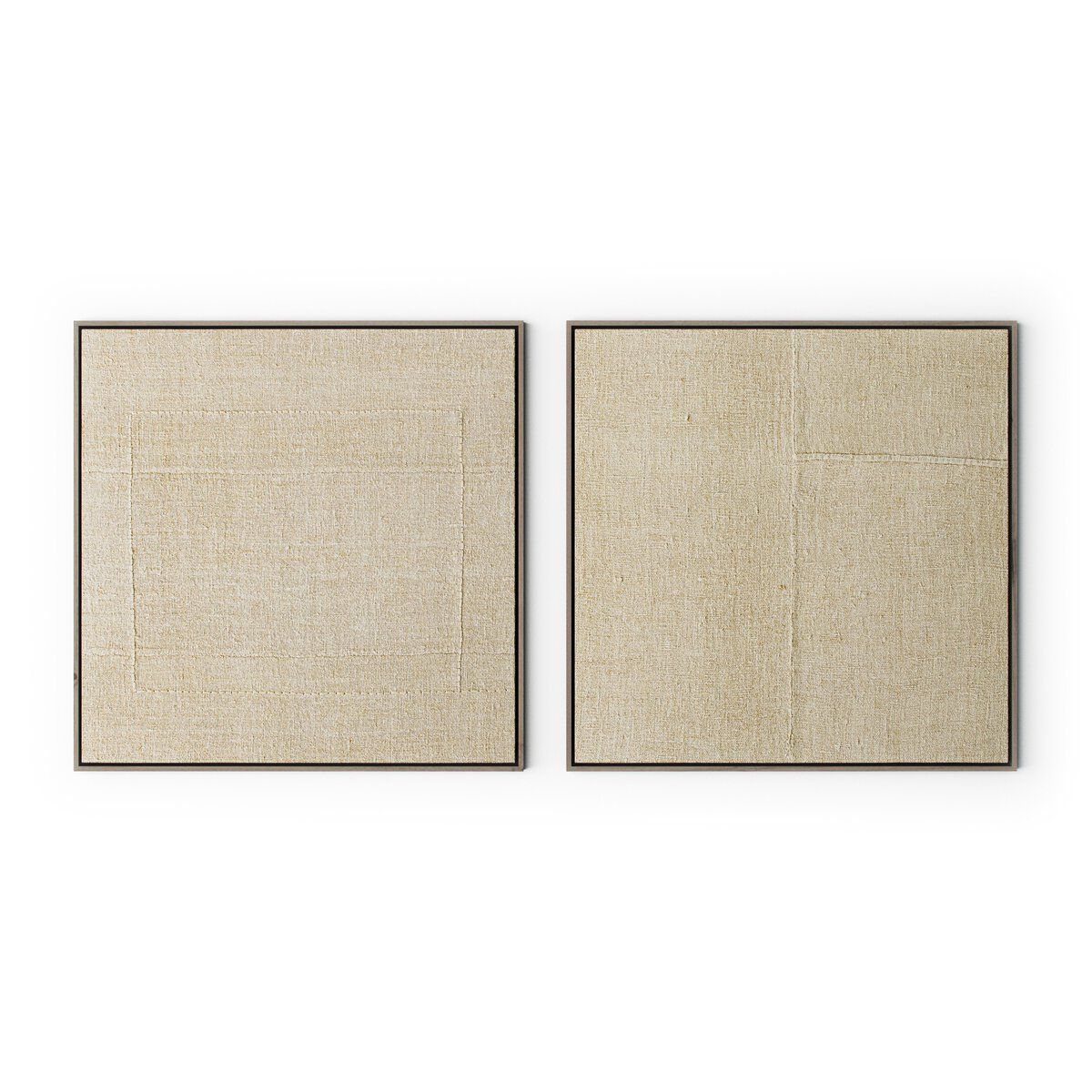 Woven Silence Diptych By Karen Covey