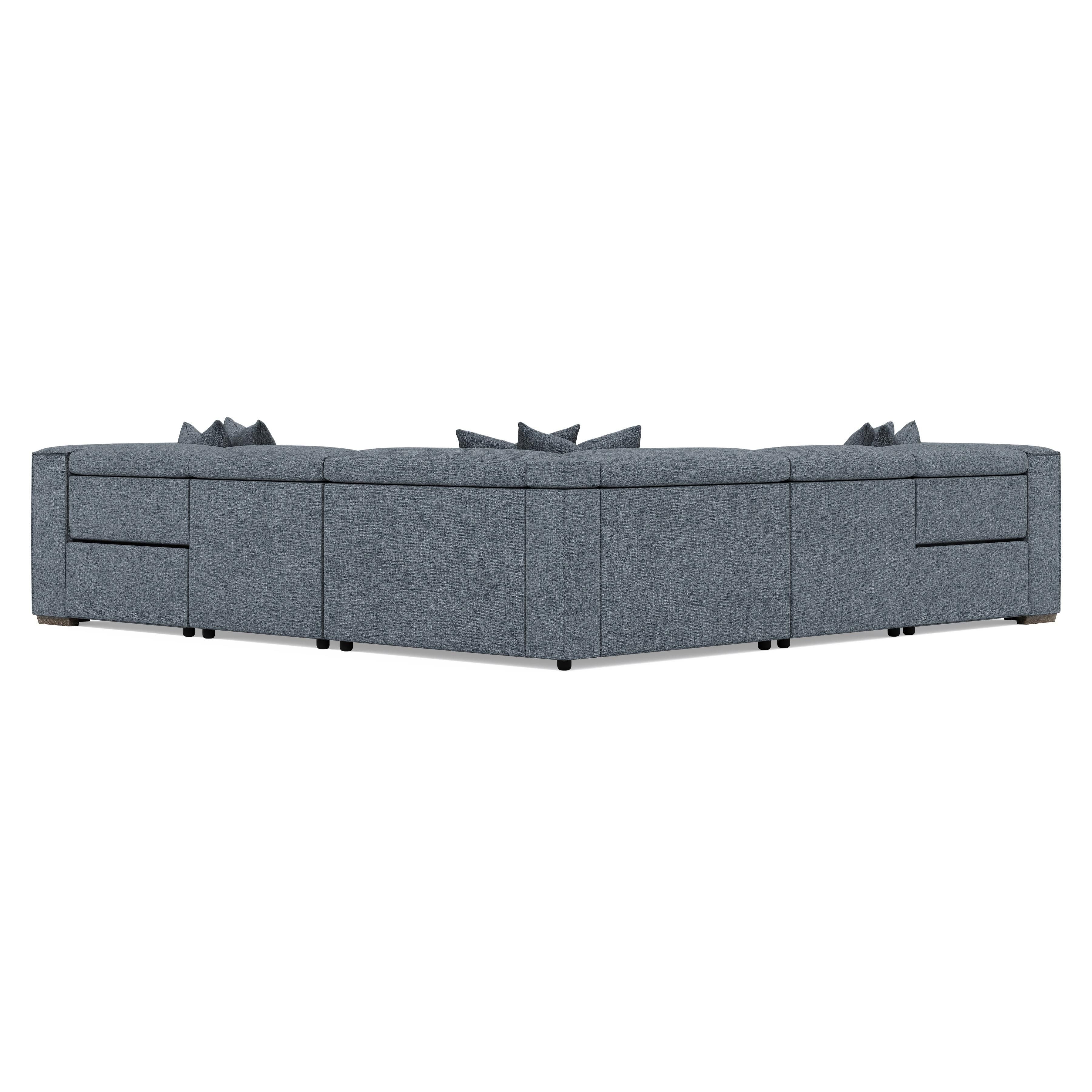 Bernhardt Furniture – Bliss Fabric Power Motion Sectional
