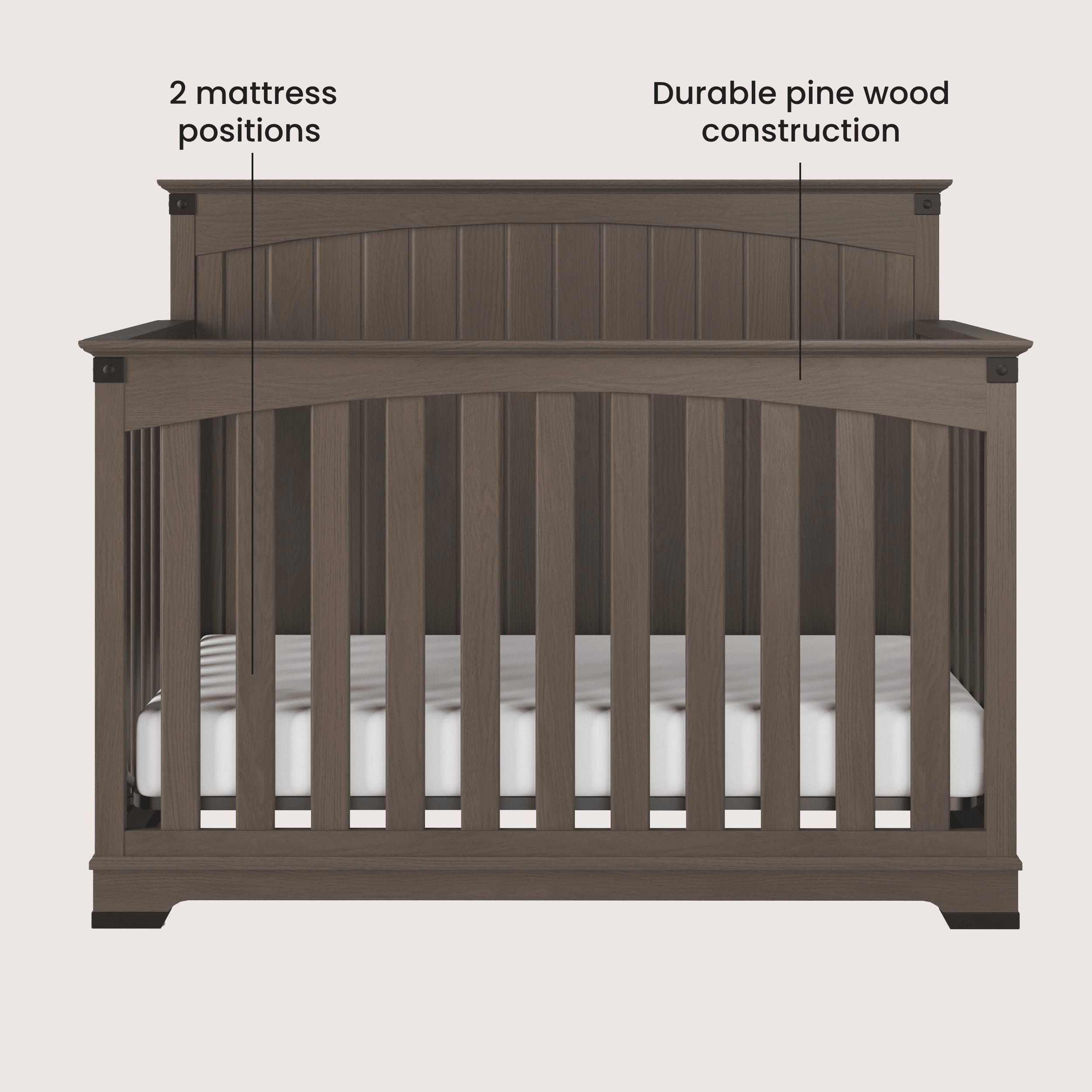 Redmond Full Panel 4 Piece Nursery Set