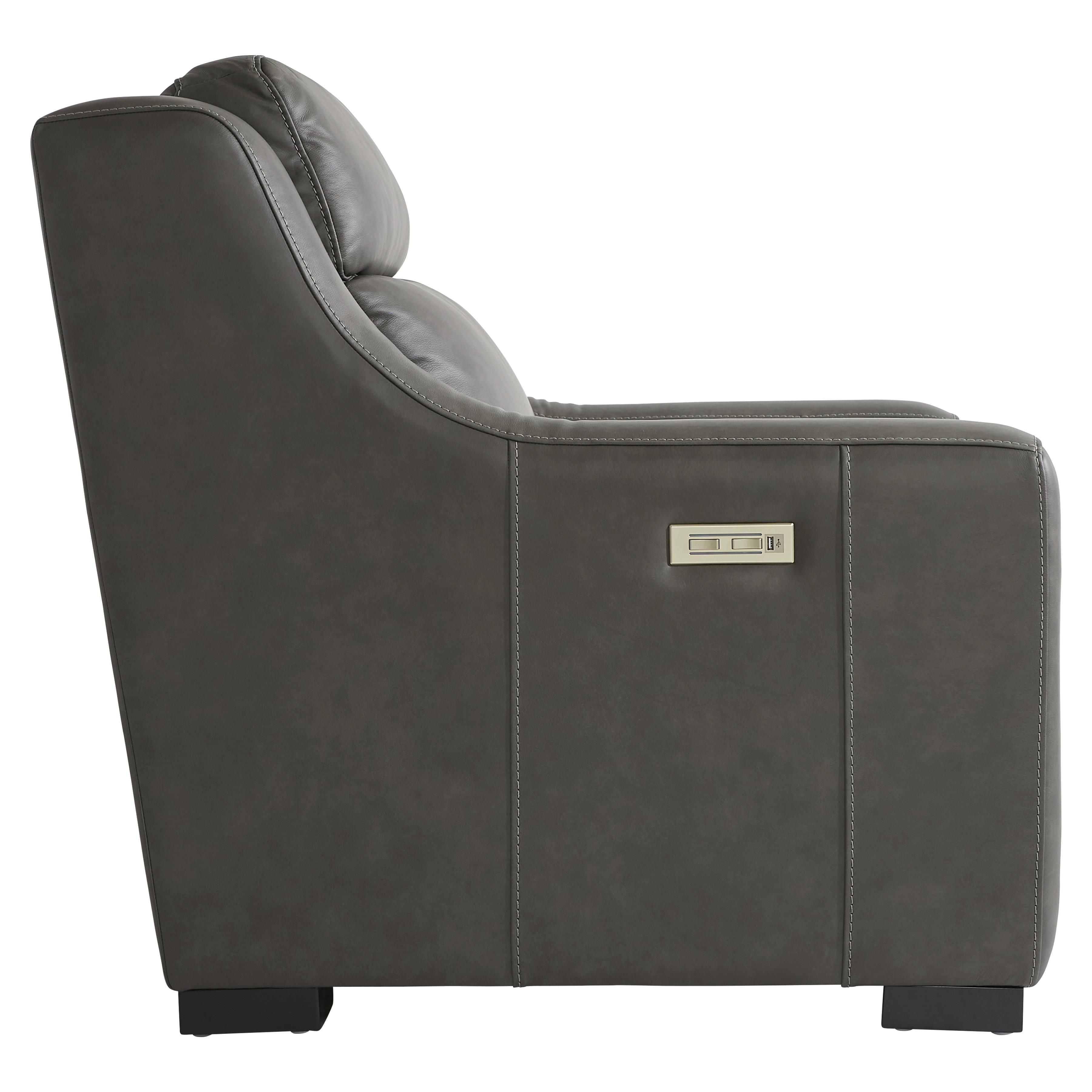Bernhardt Furniture – Germain Leather Power Motion Chair