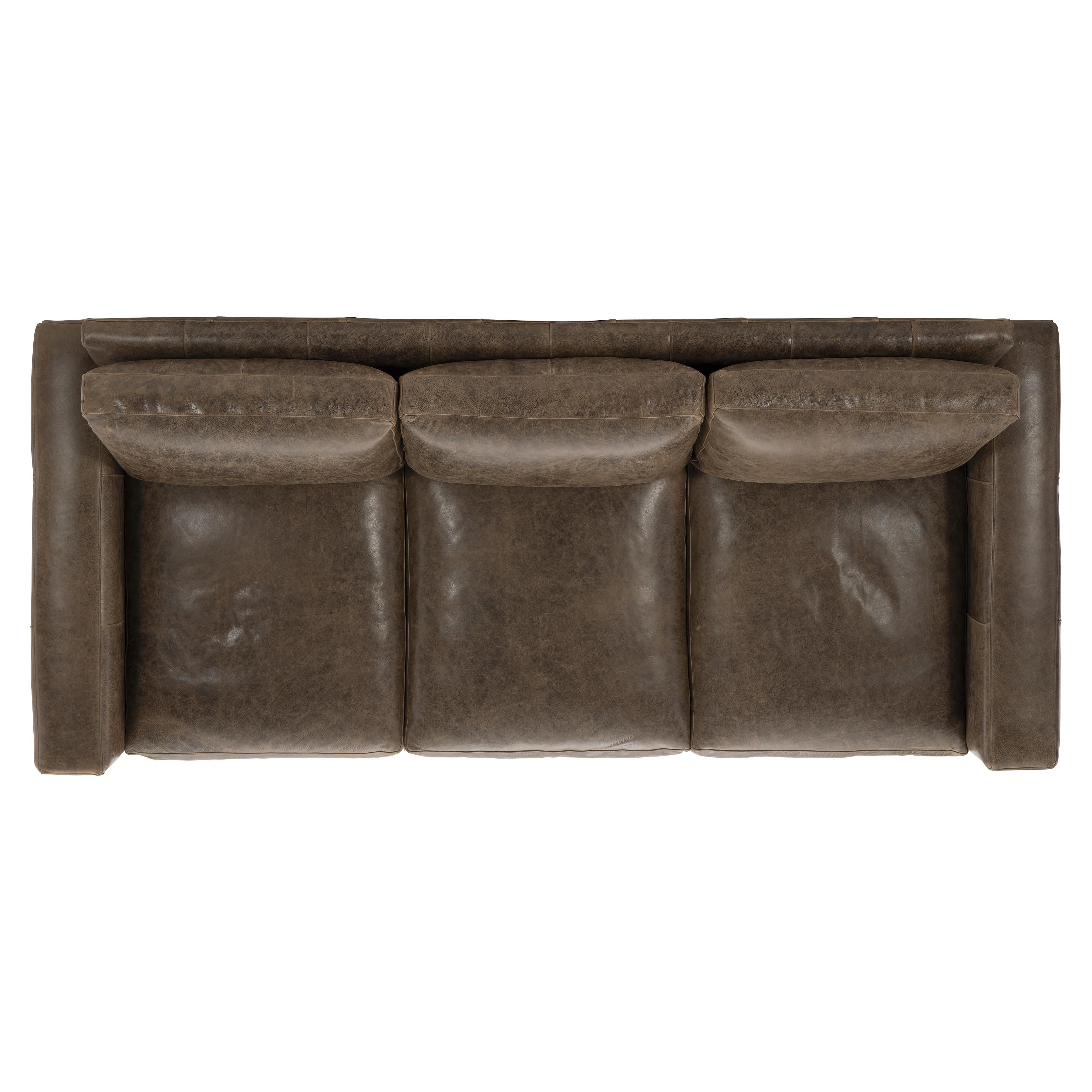 Bernhardt Dawkins Leather Sofa