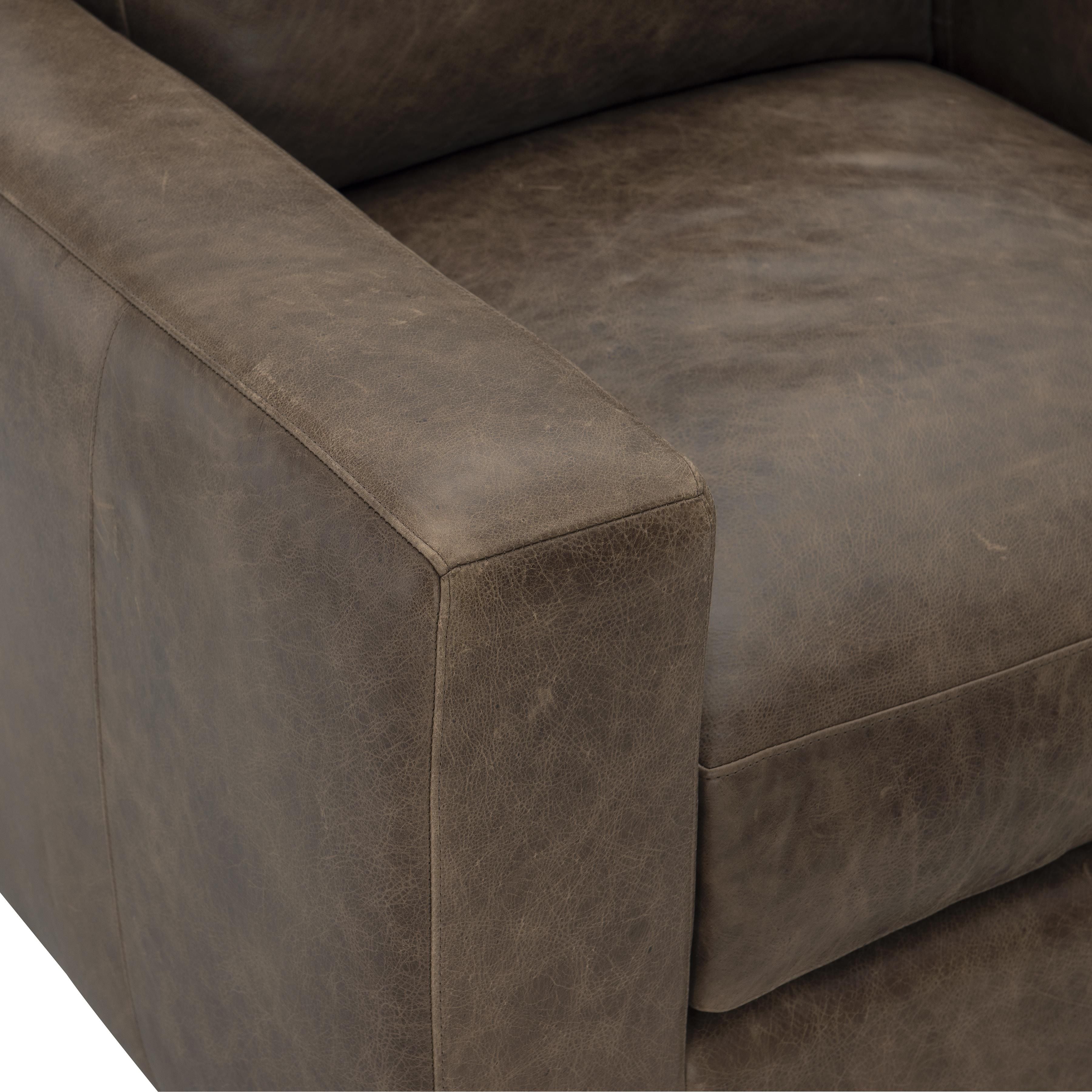 Bernhardt Furniture Dawkins Leather Swivel Chair