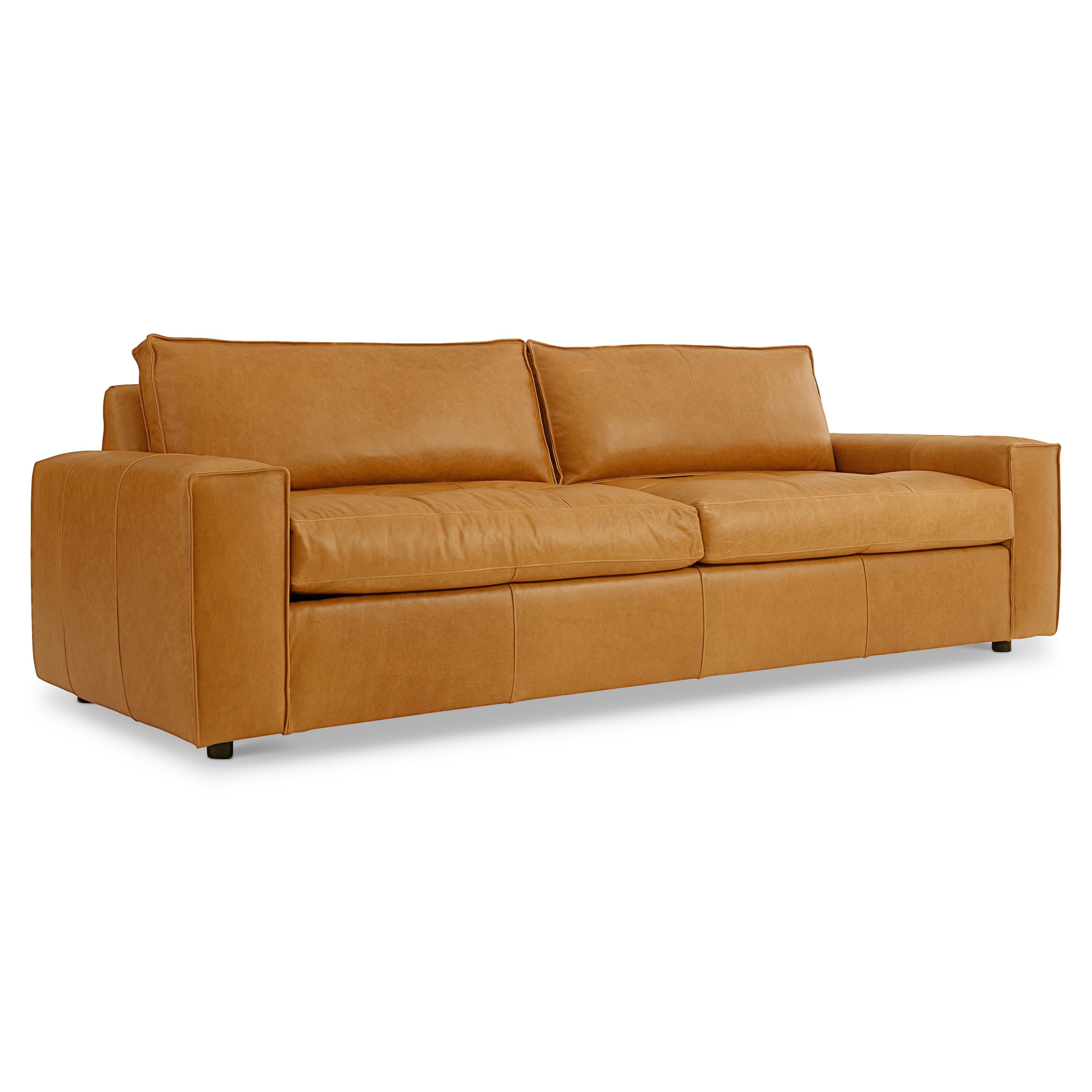 Nest Leather Sofa by Bernhardt Furniture