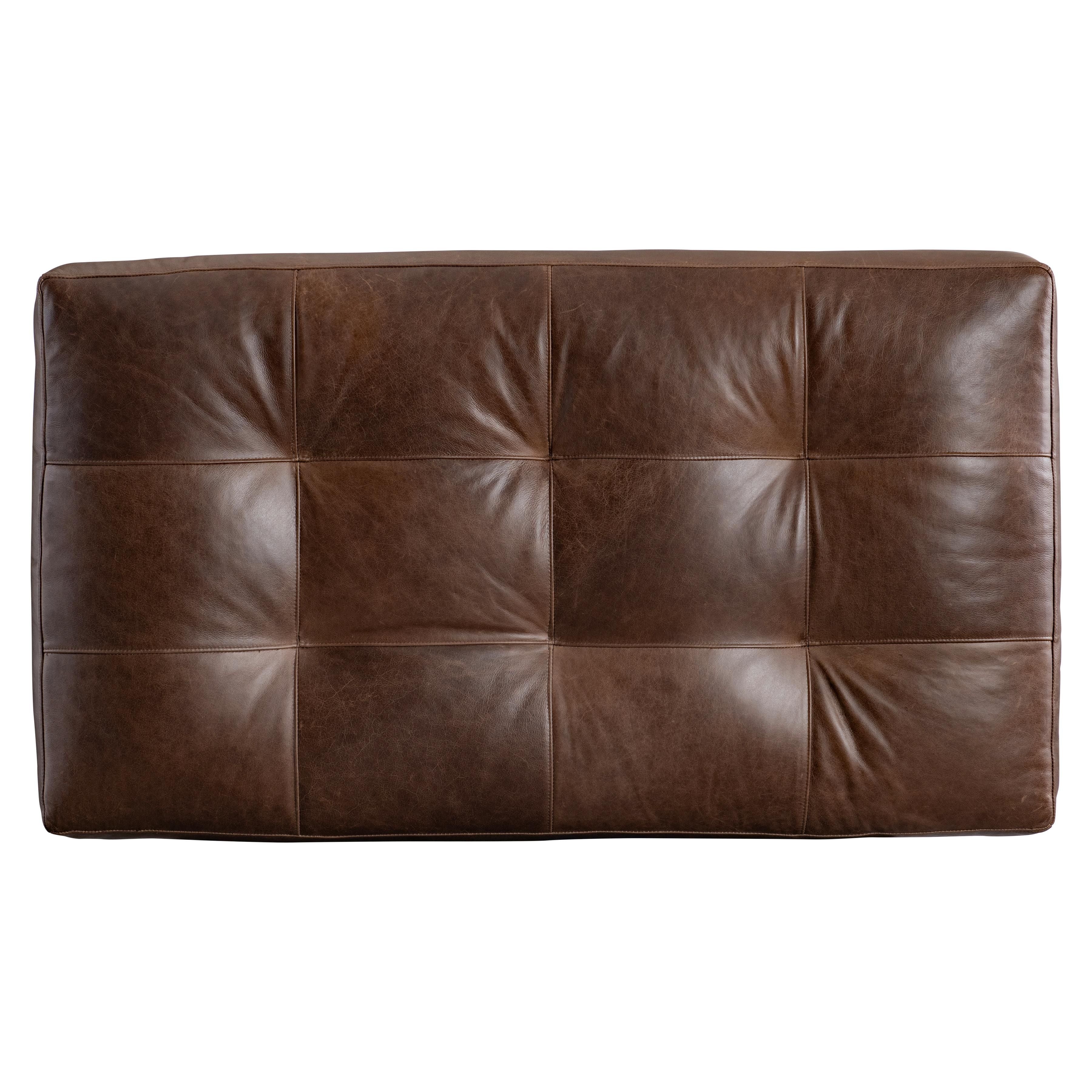 Bernhardt Furniture Nest Leather Ottoman
