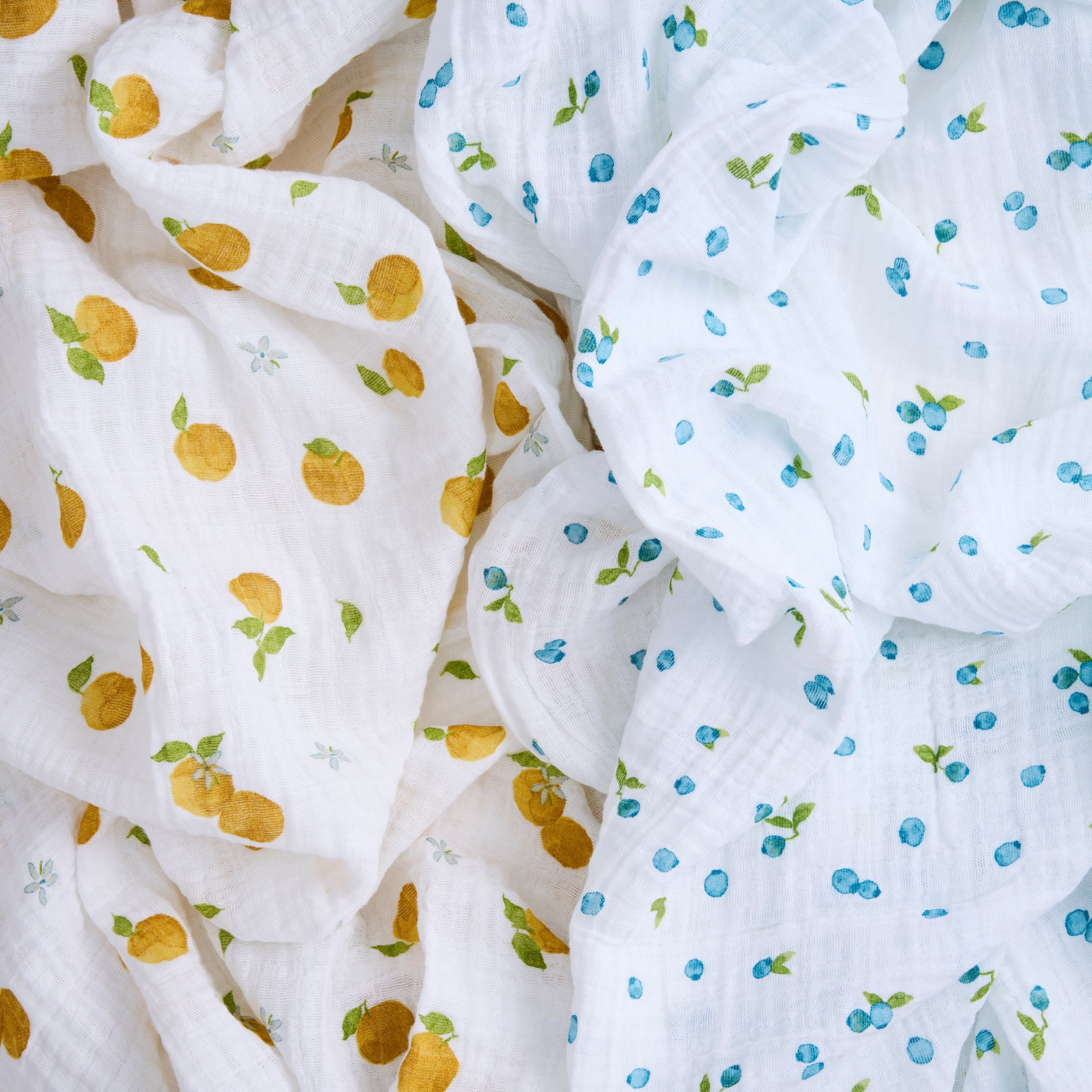 Organic Cotton Muslin Swaddle Blanket 2 Pack