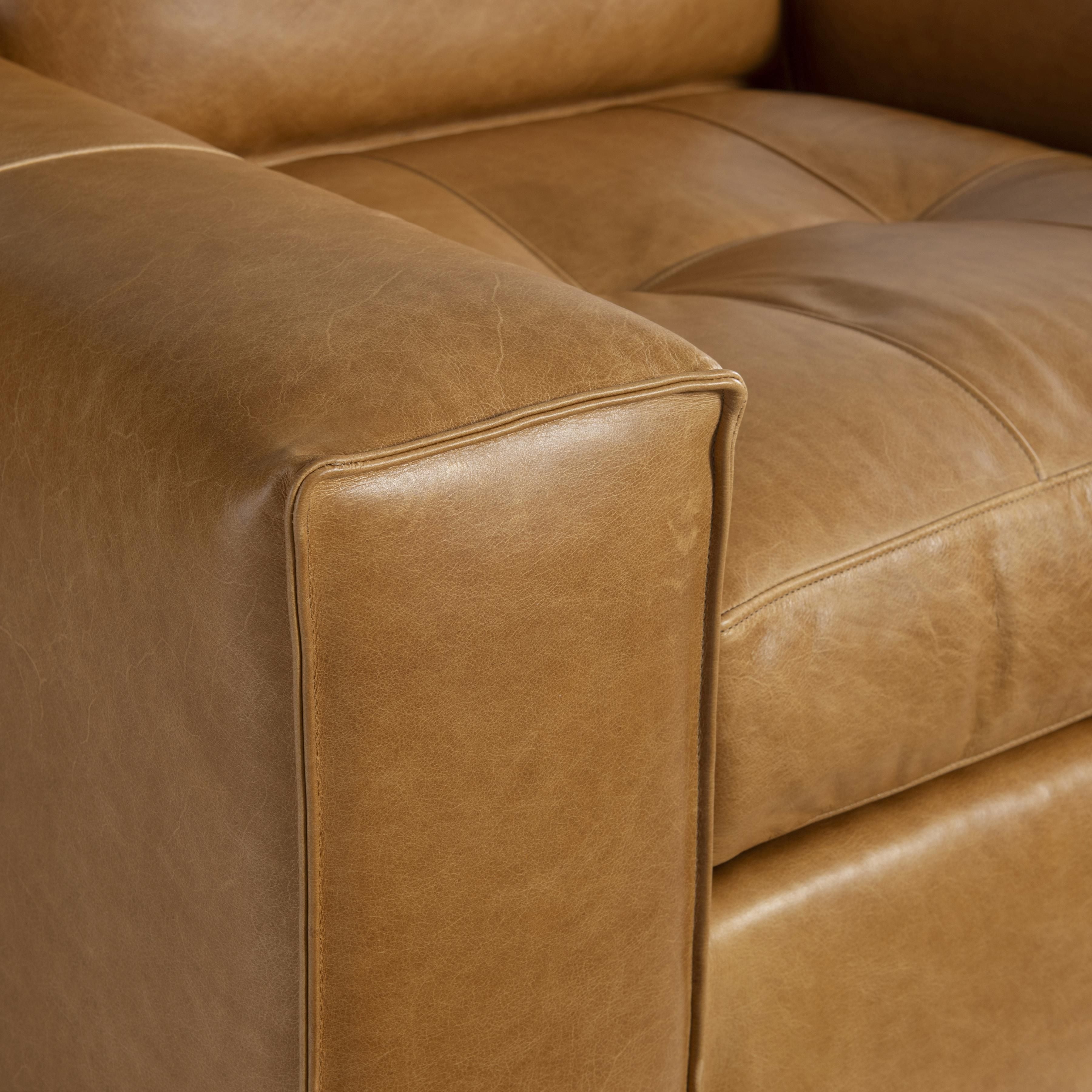Bernhardt Nest Leather Swivel Chair