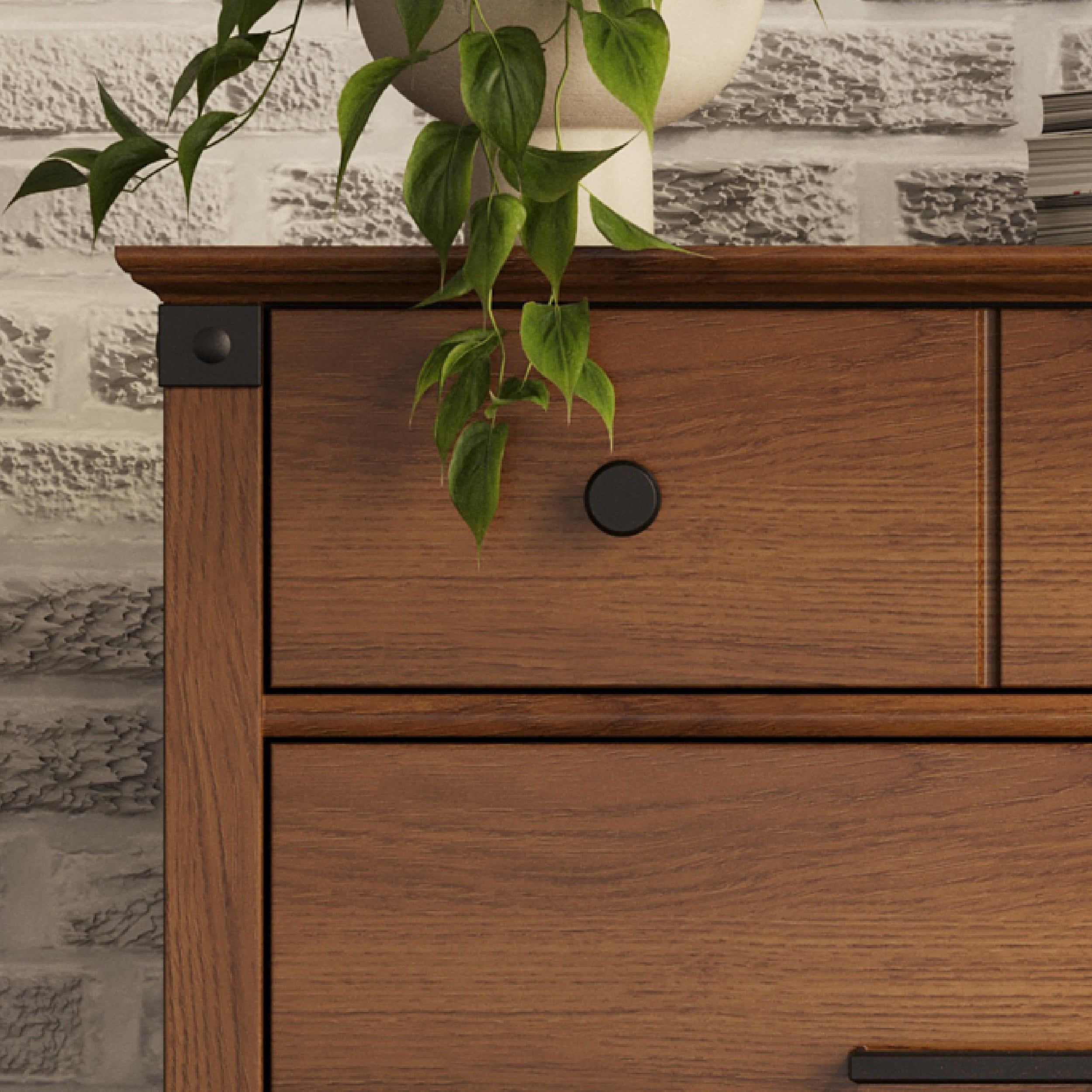 Redmond 4 Drawer Chest, Coach Cherry