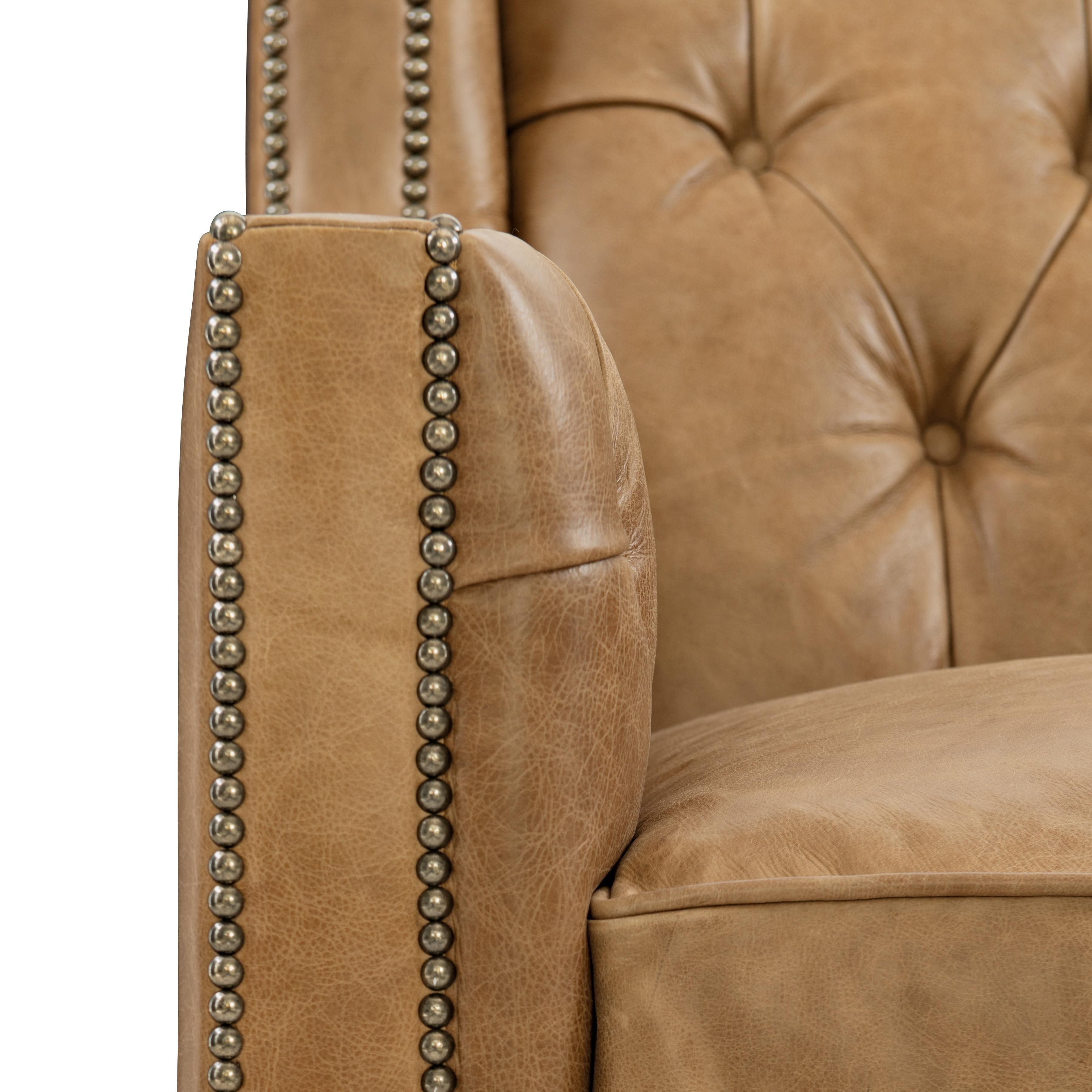 Bernhardt Furniture Candace Leather Swivel Chair