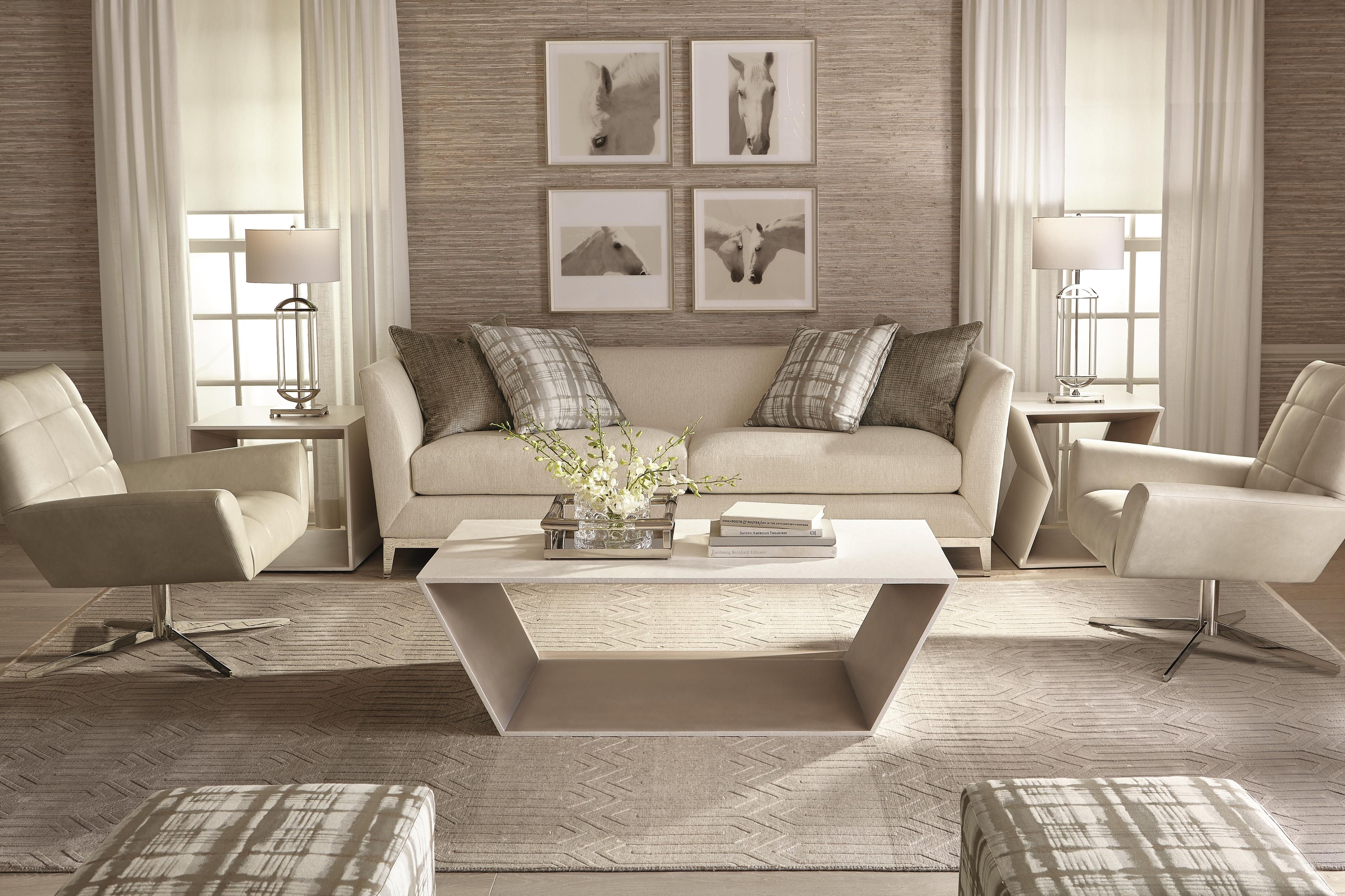 Bernhardt Furniture – Casale Fabric Ottoman