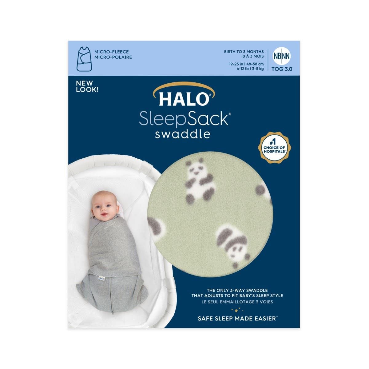 Swaddle Micro-fleece Tog 3.0 SleepSack Swaddle