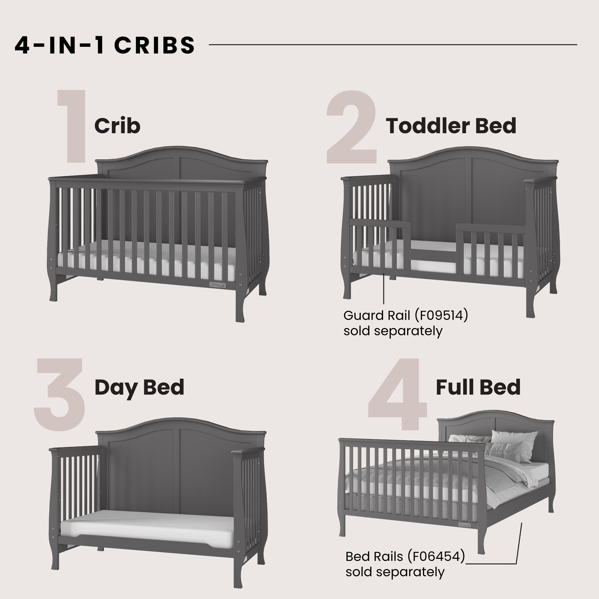 Camden 2-piece Nursery Set With Crib And Dresser