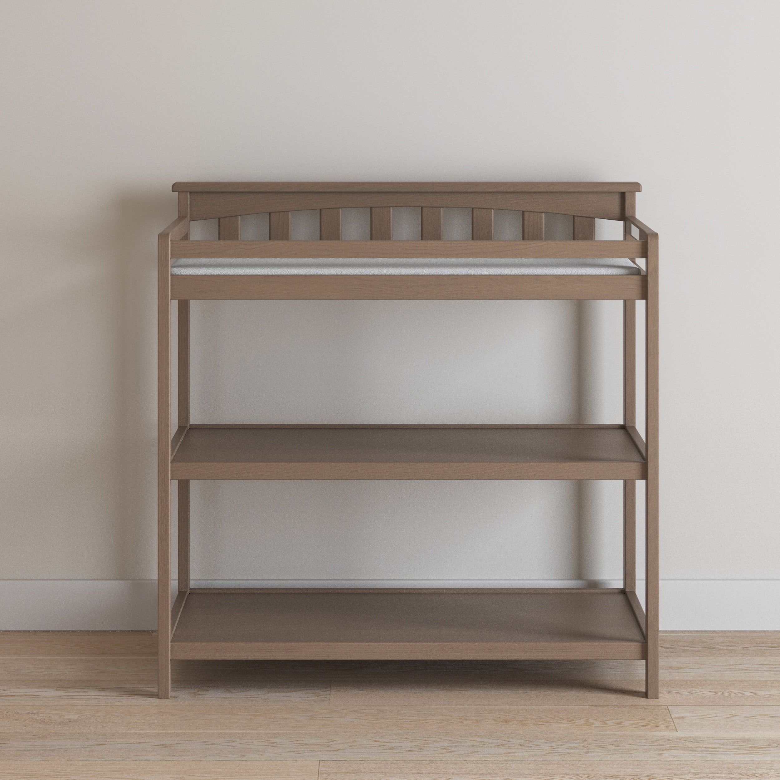 Flat Top Baby Changing Table, Dusty Heather