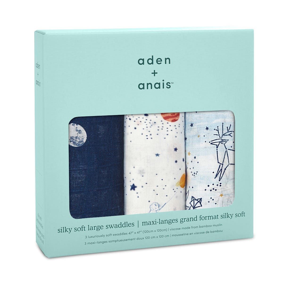 Boutique Silky Soft Swaddle Blanket 3 Pack