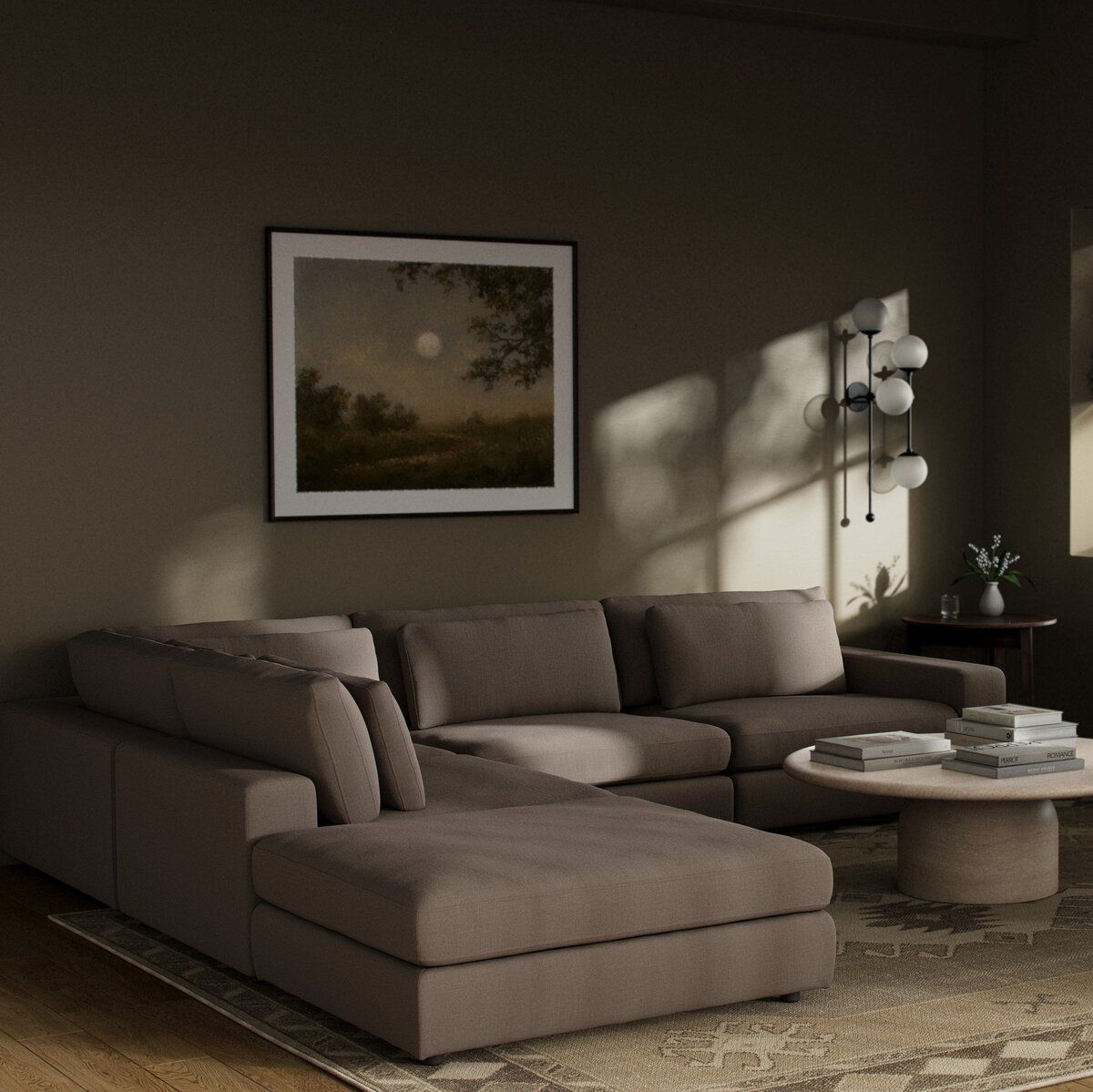 Bloor 4-piece Sectional W/ Ottoman