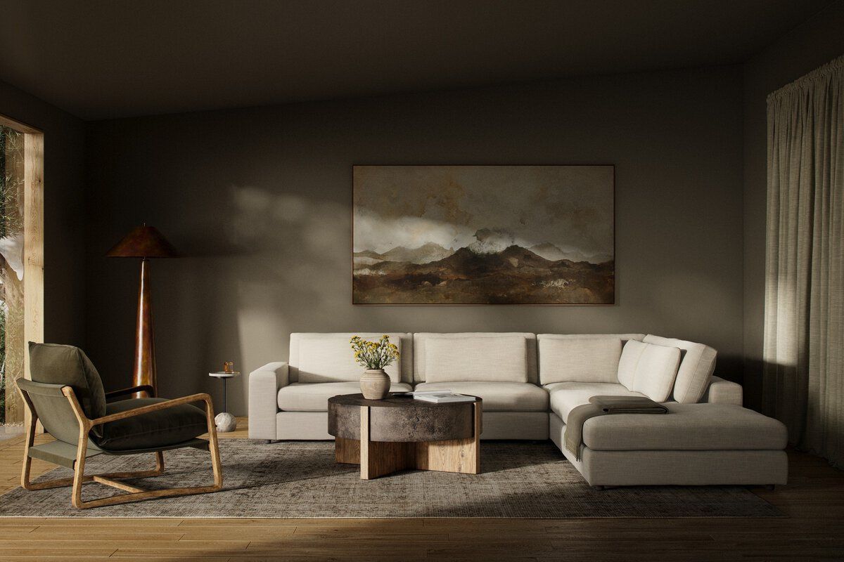 Bloor 4-piece Sectional W/ Ottoman