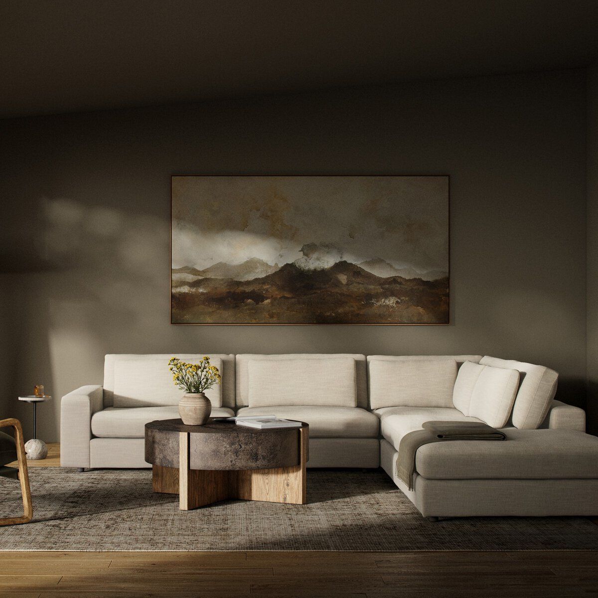 Bloor 4-piece Sectional W/ Ottoman