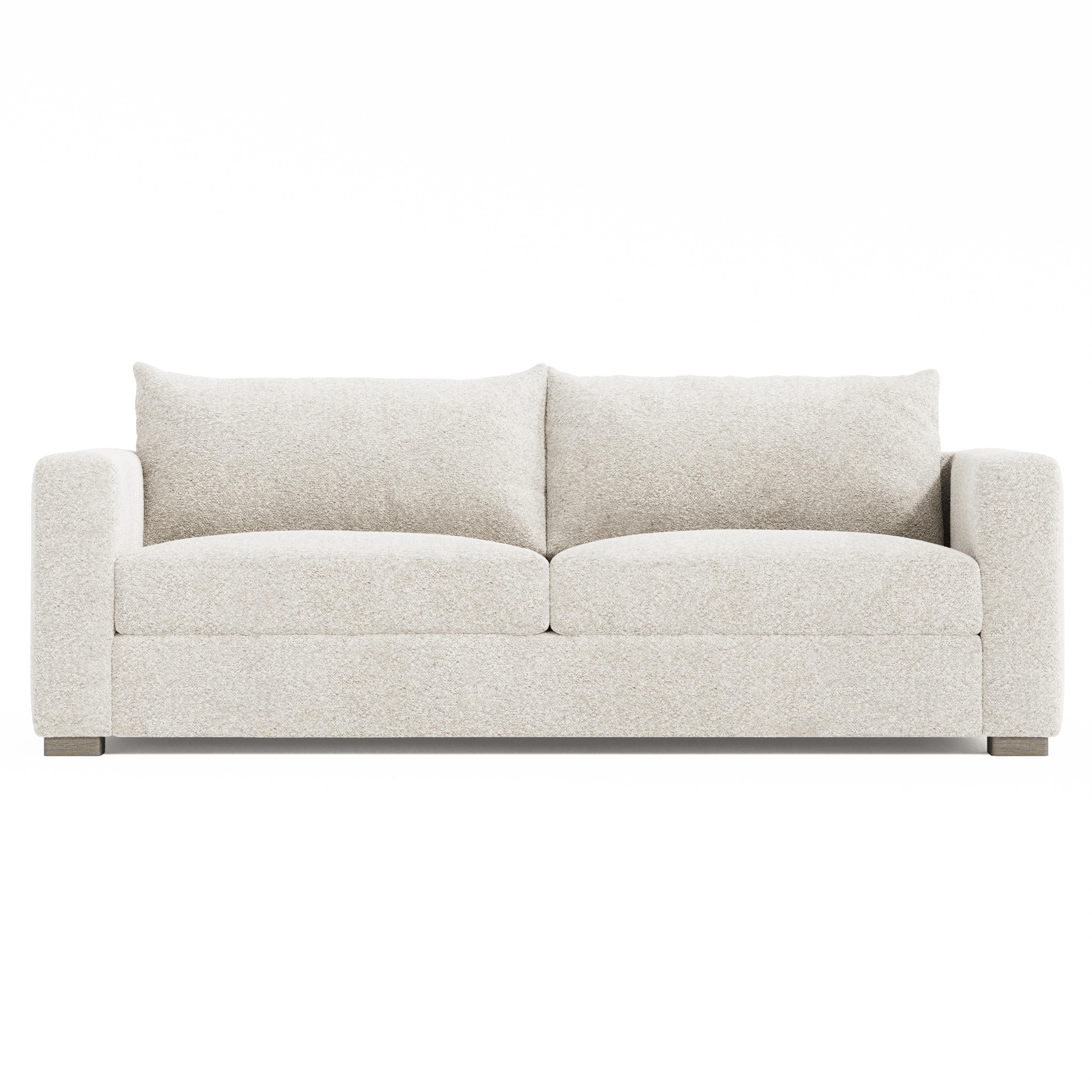 Bernhardt Helena Fabric Sofa Wood Foot