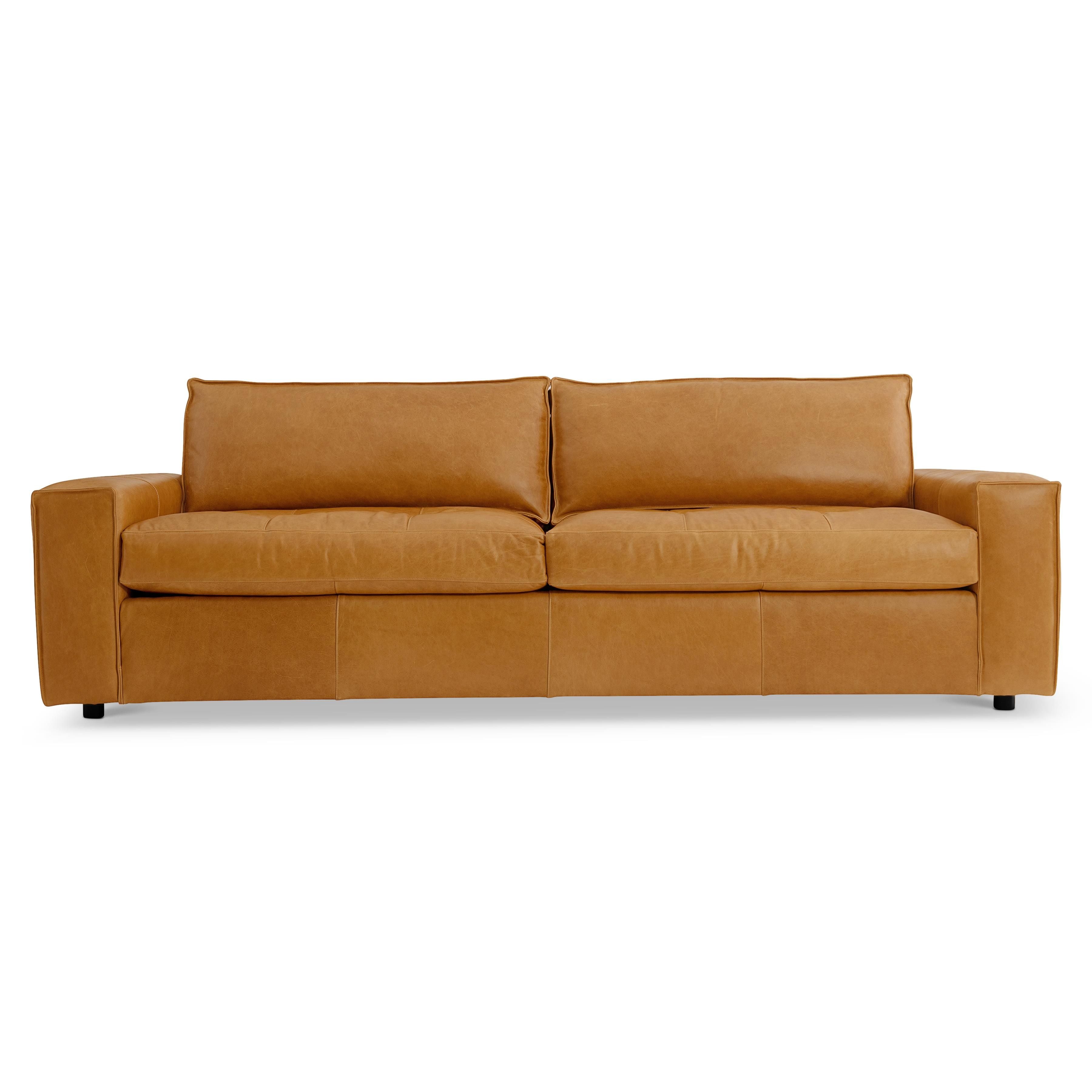 Nest Leather Sofa by Bernhardt Furniture
