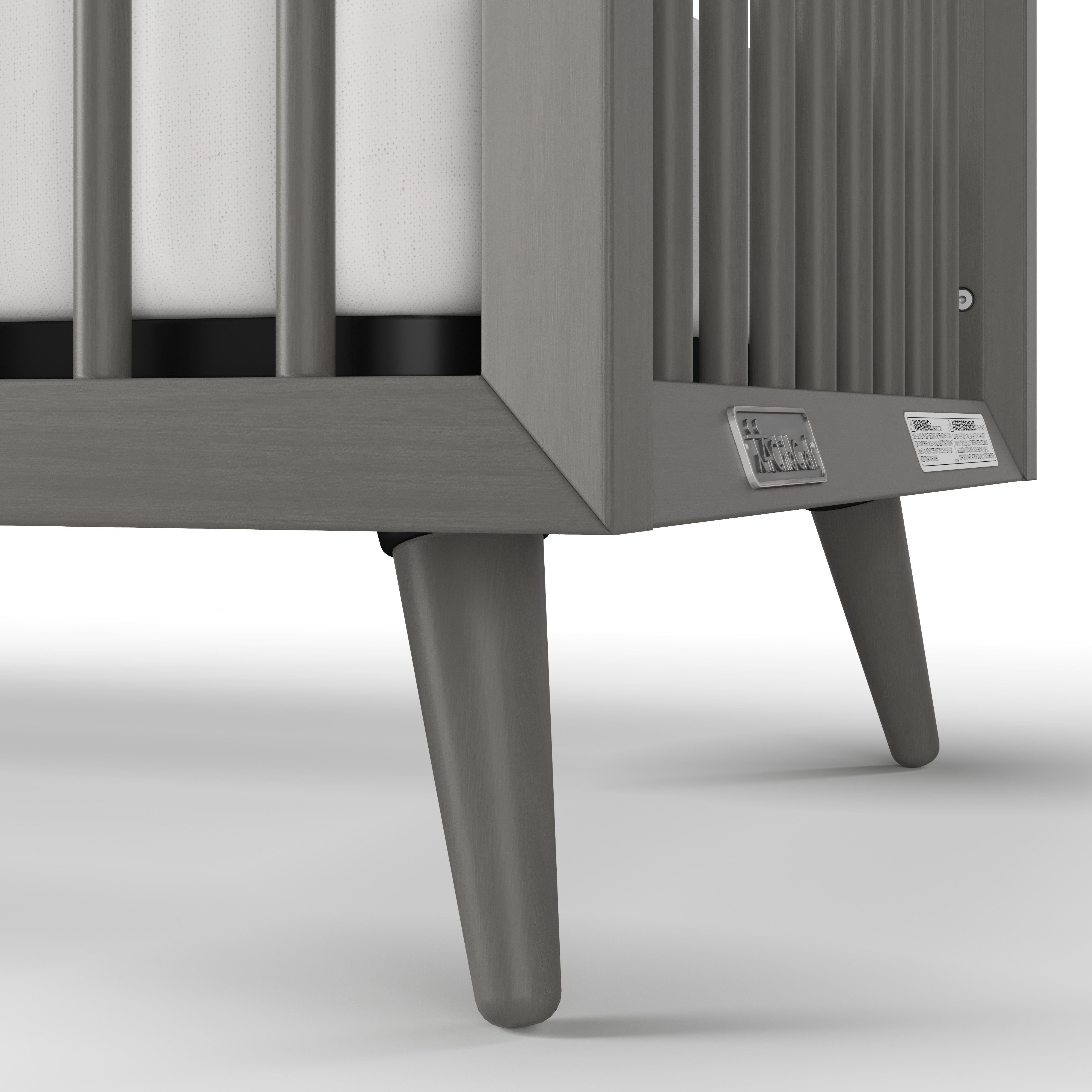 Cranbrook 4-in-1 Convertible Crib, Lunar Gray