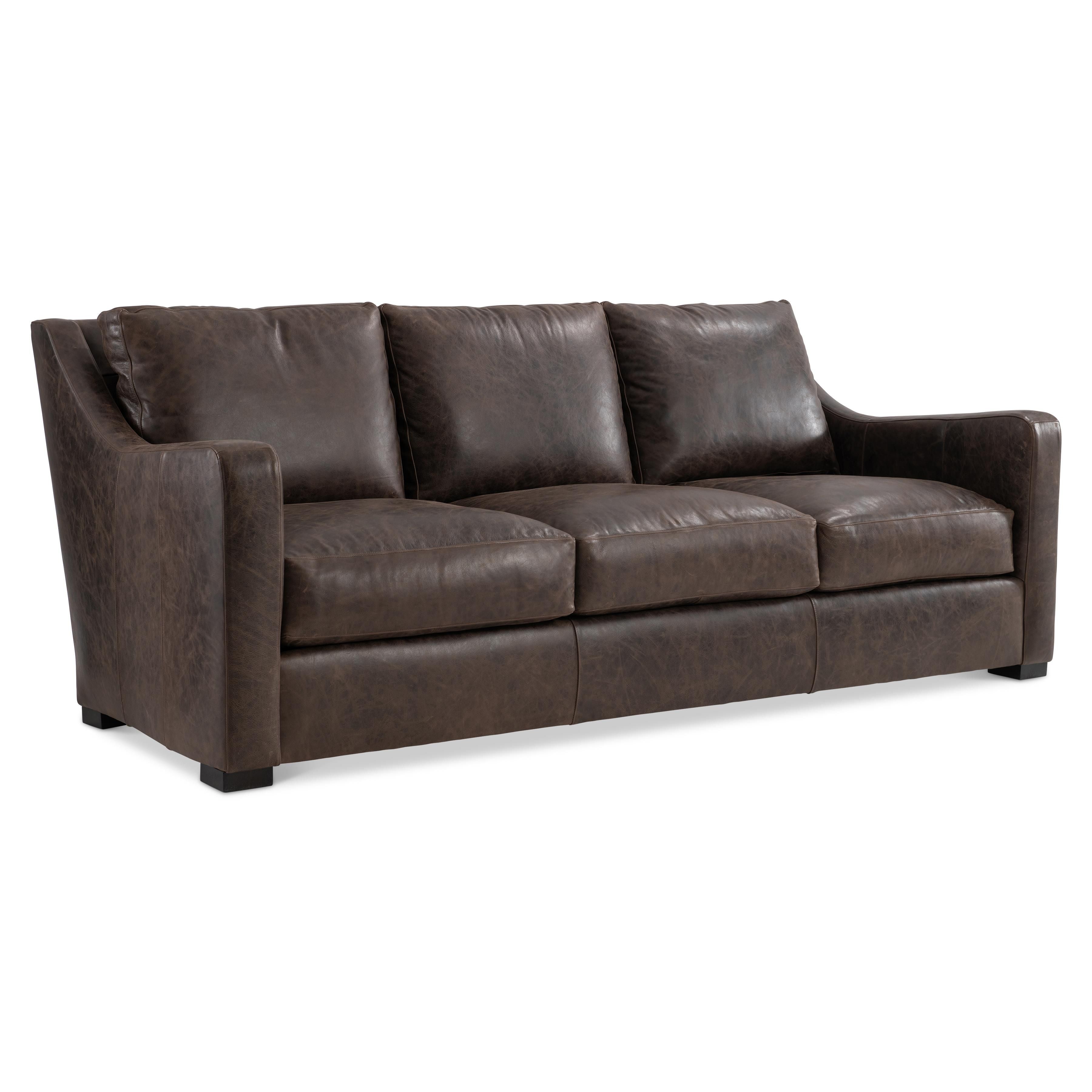 Bernhardt Ventura Leather Sofa